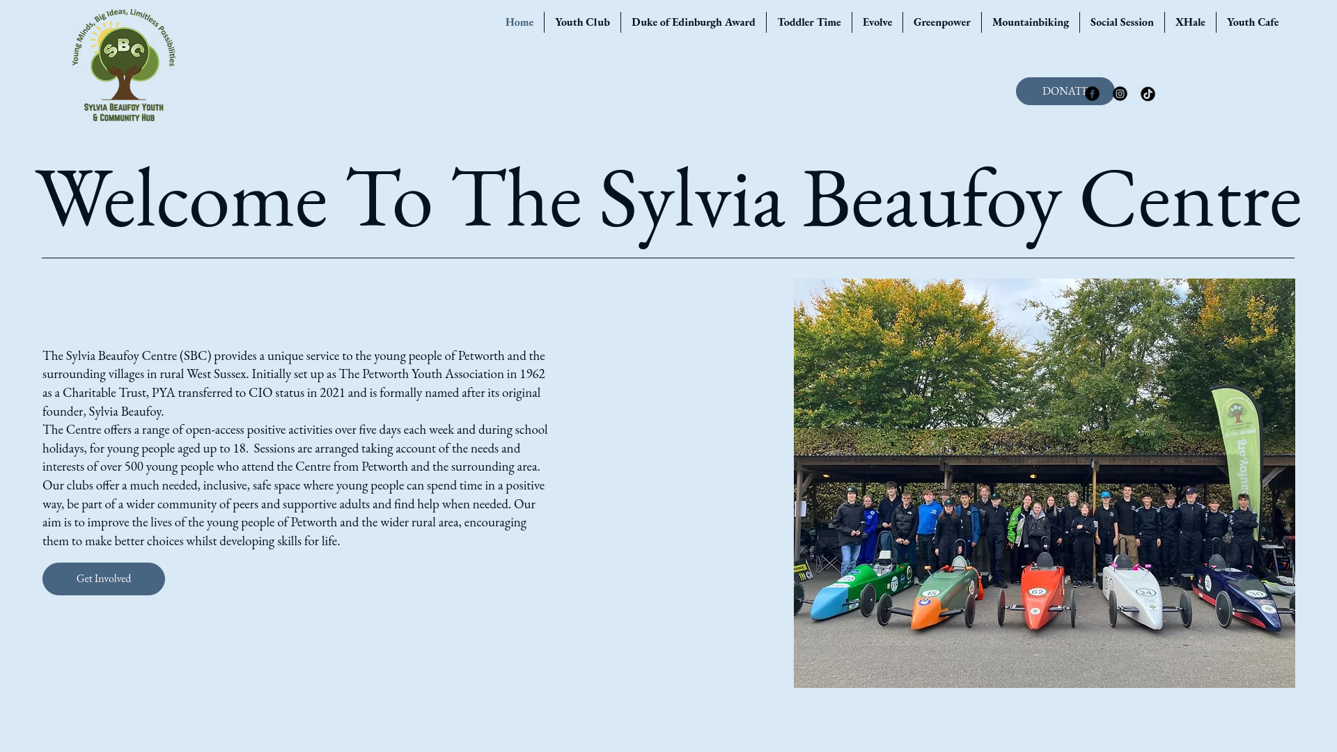 Website screenshot