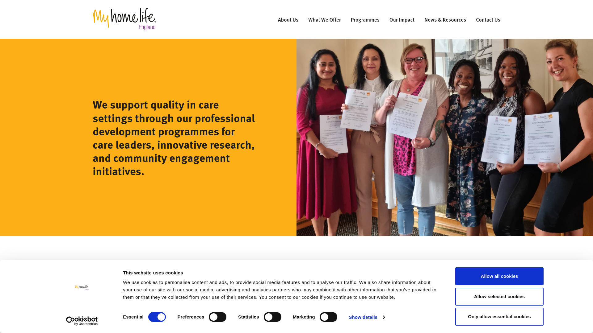 Website screenshot