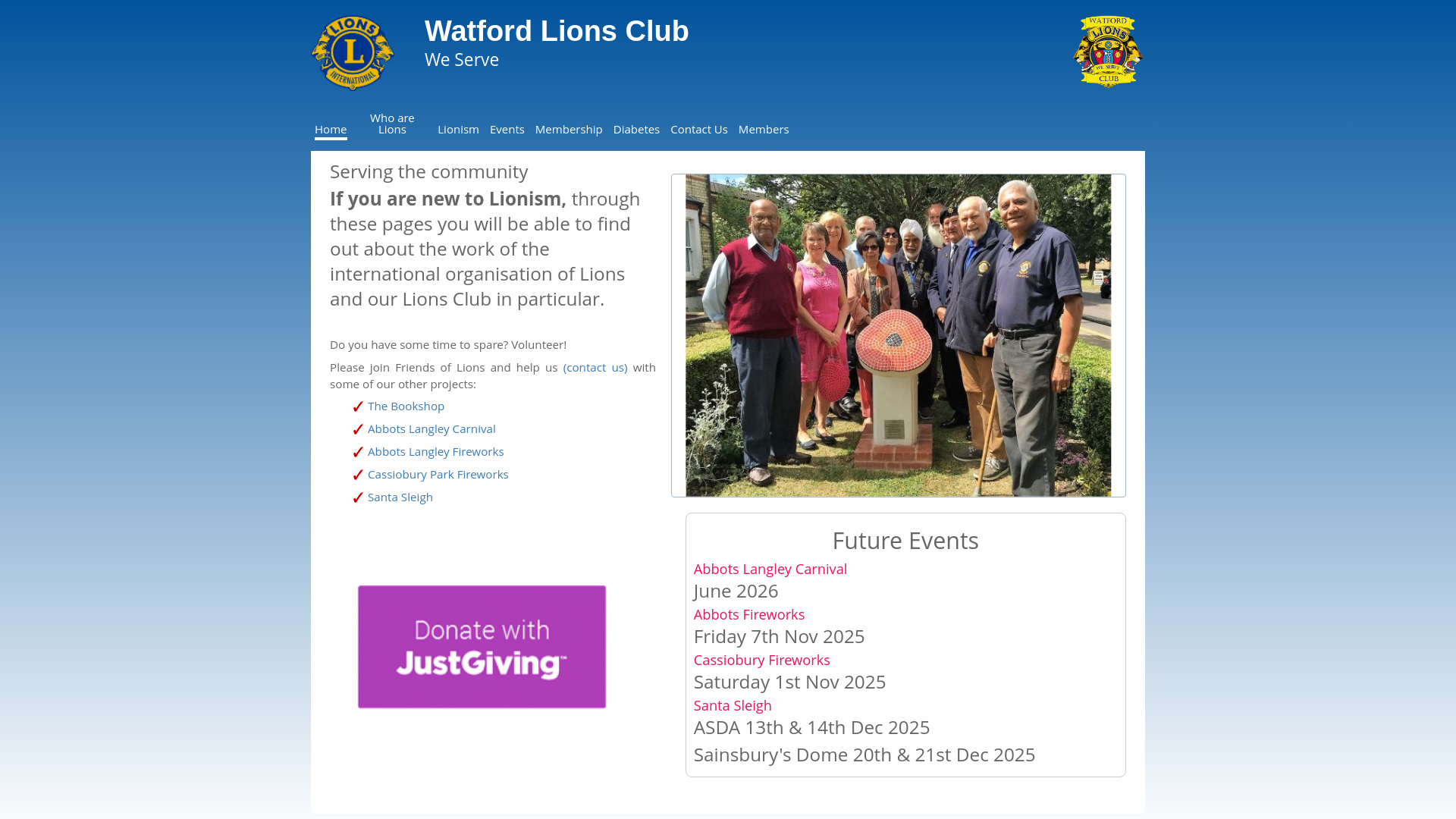 Website screenshot