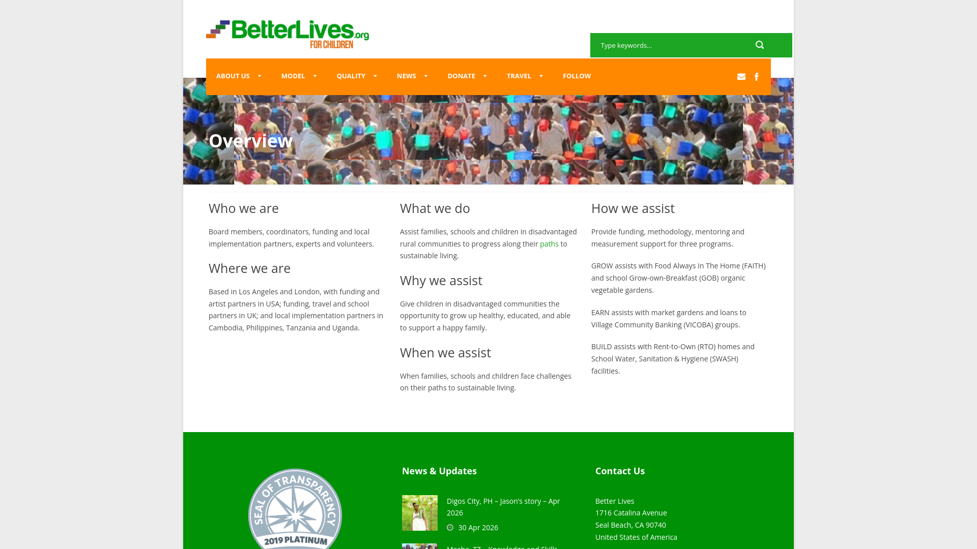 Website screenshot
