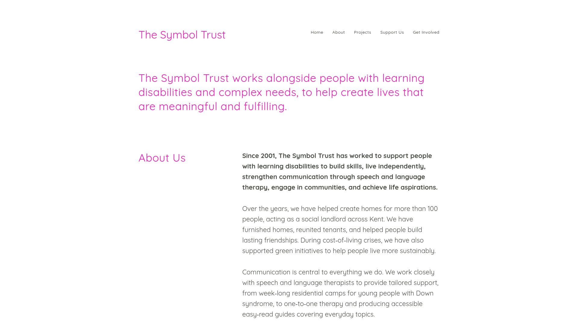 Website screenshot