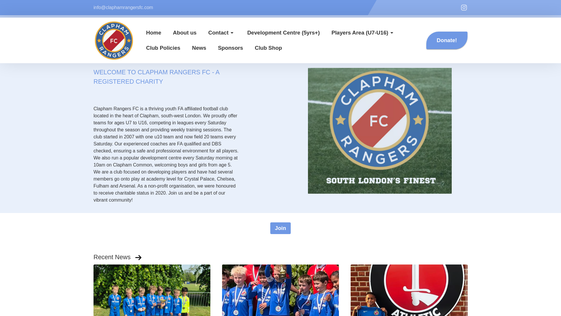 Website screenshot