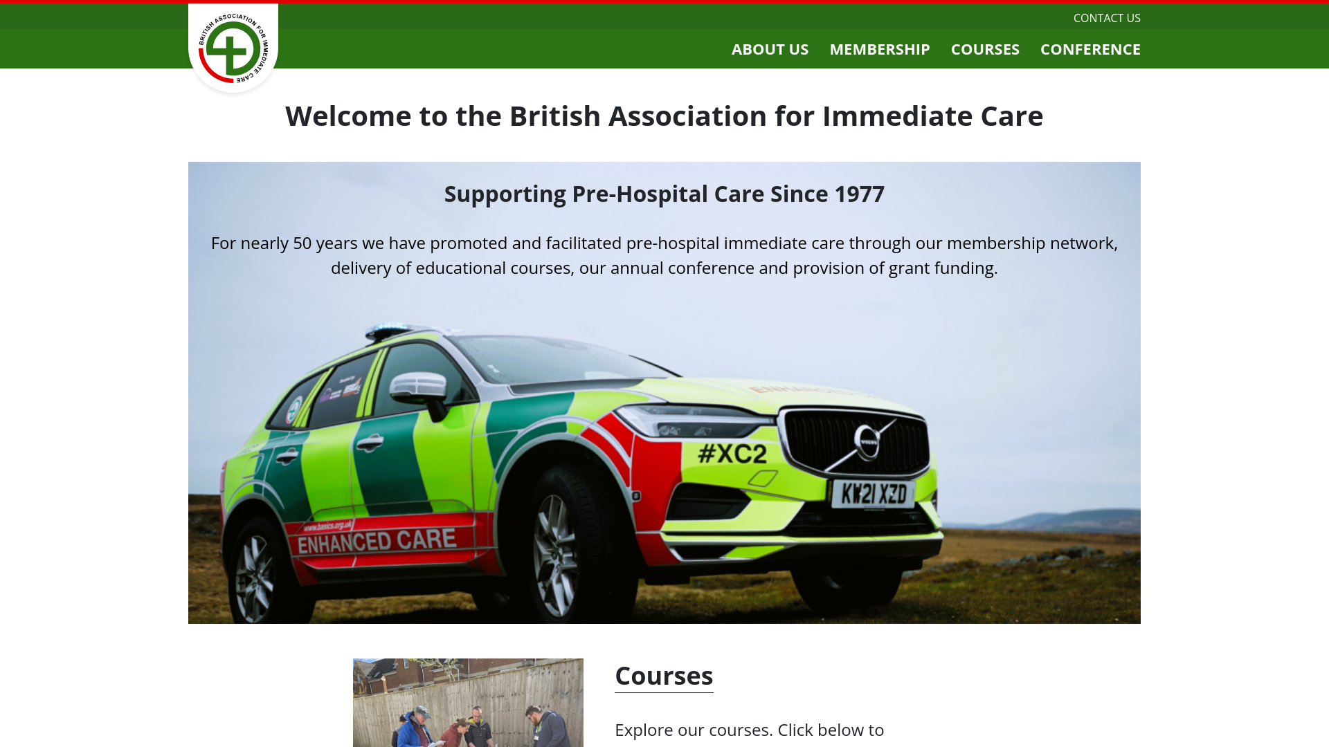 Website screenshot