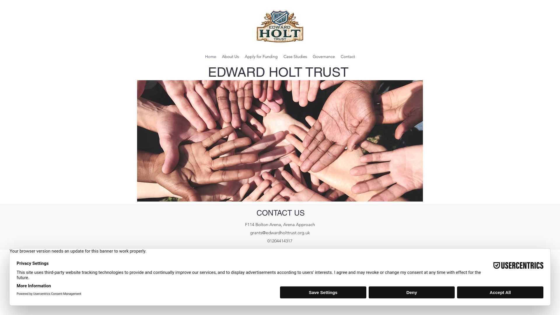 Website screenshot