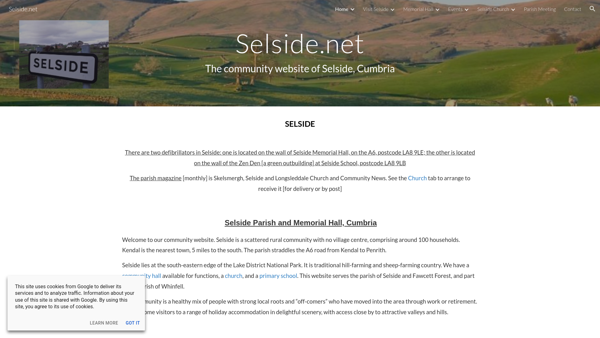 Website screenshot