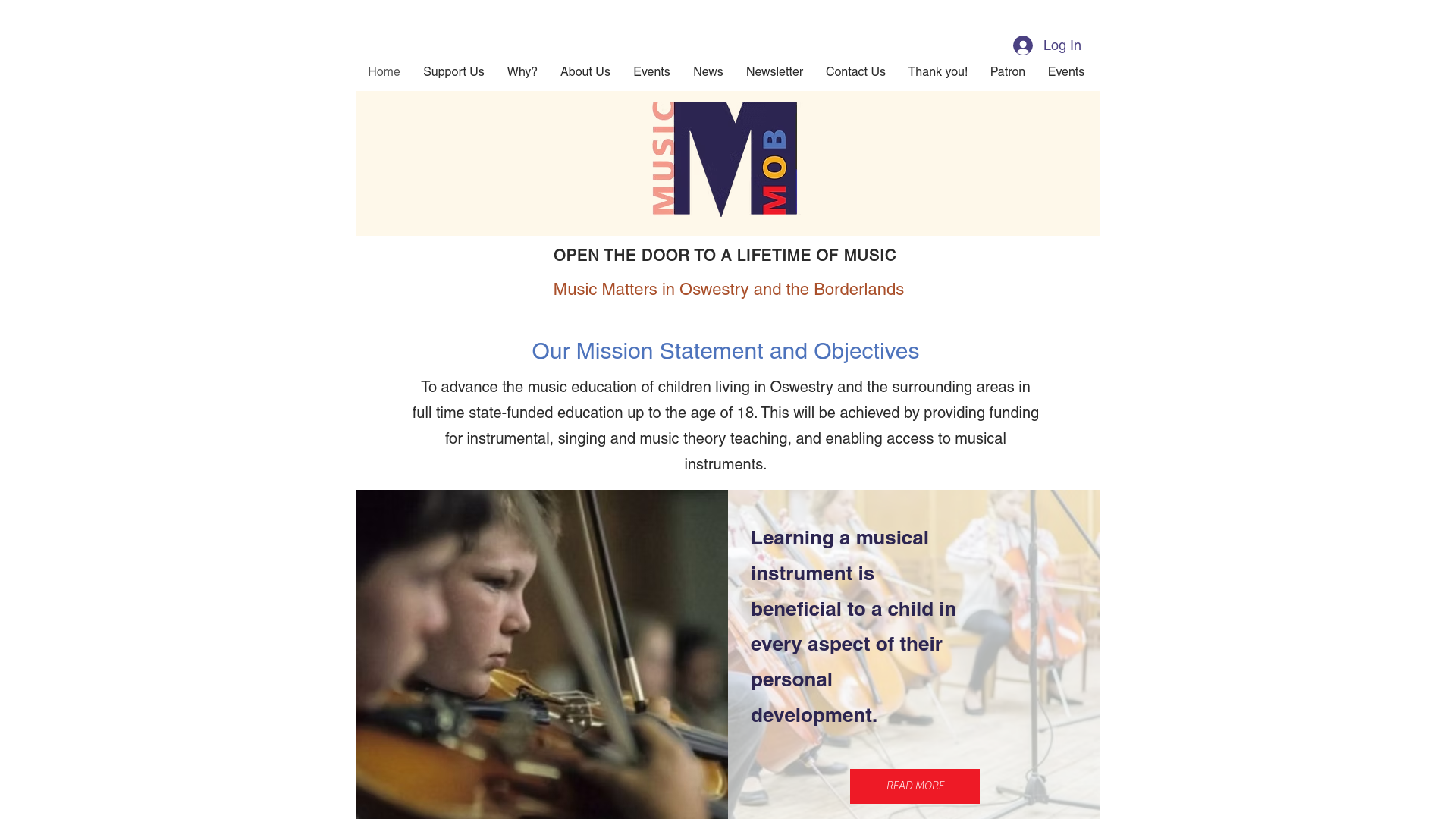 Website screenshot