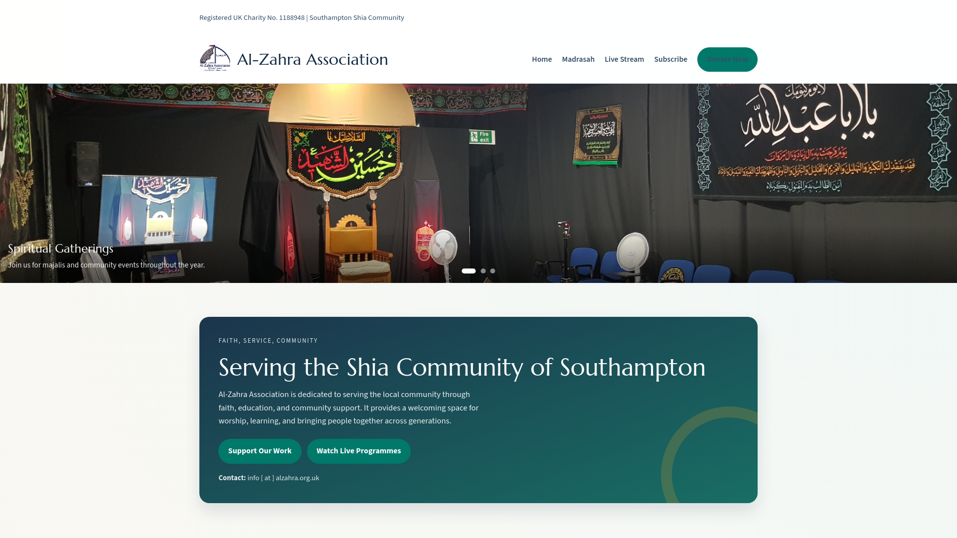 Website screenshot