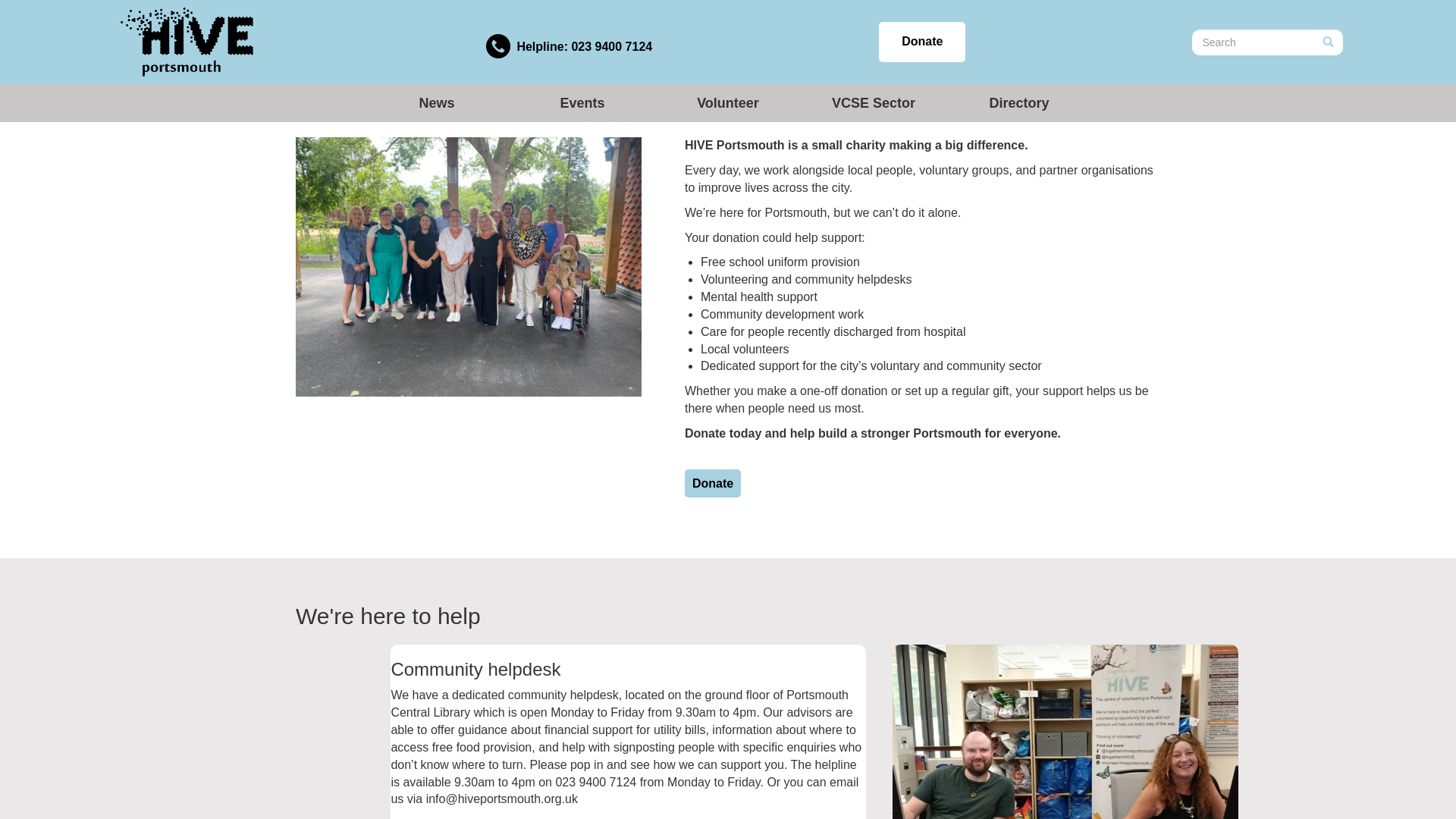 Website screenshot