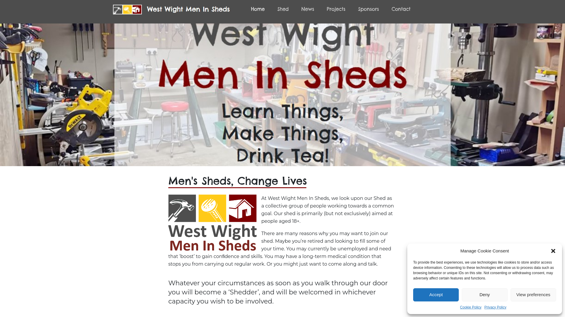 Website screenshot