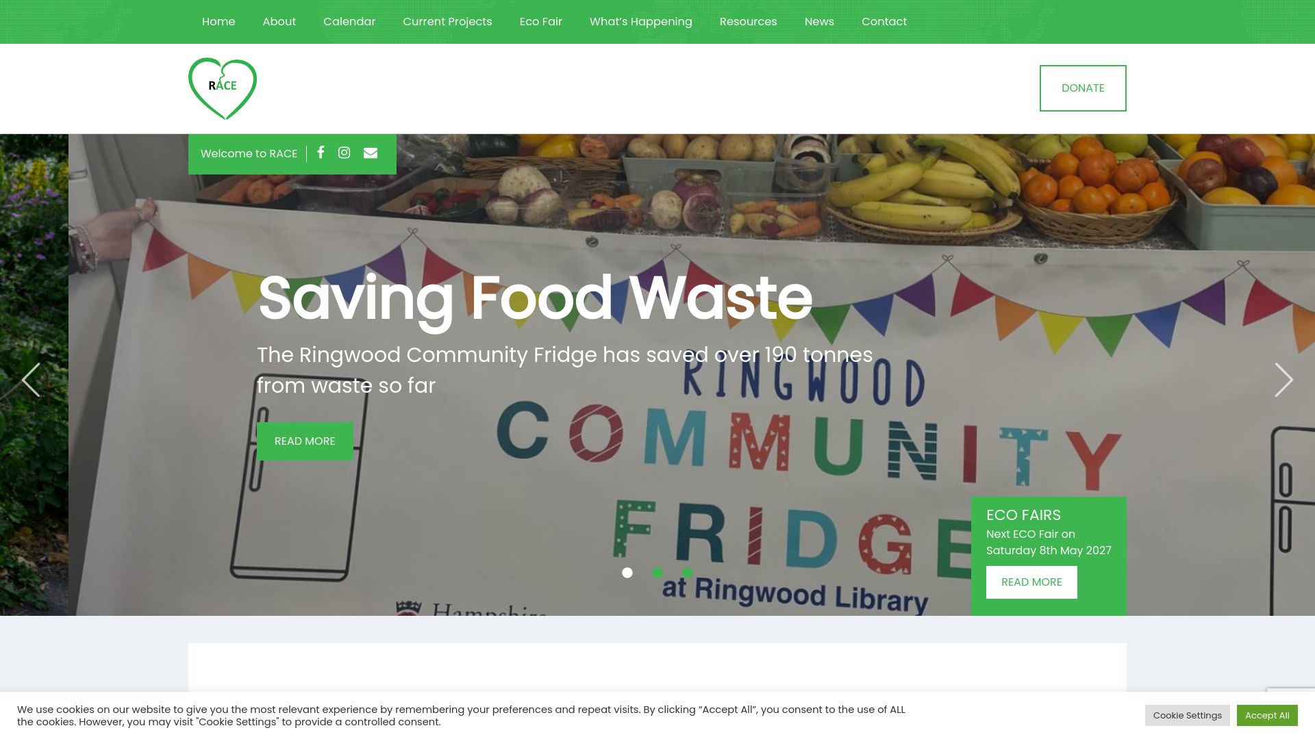 Website screenshot