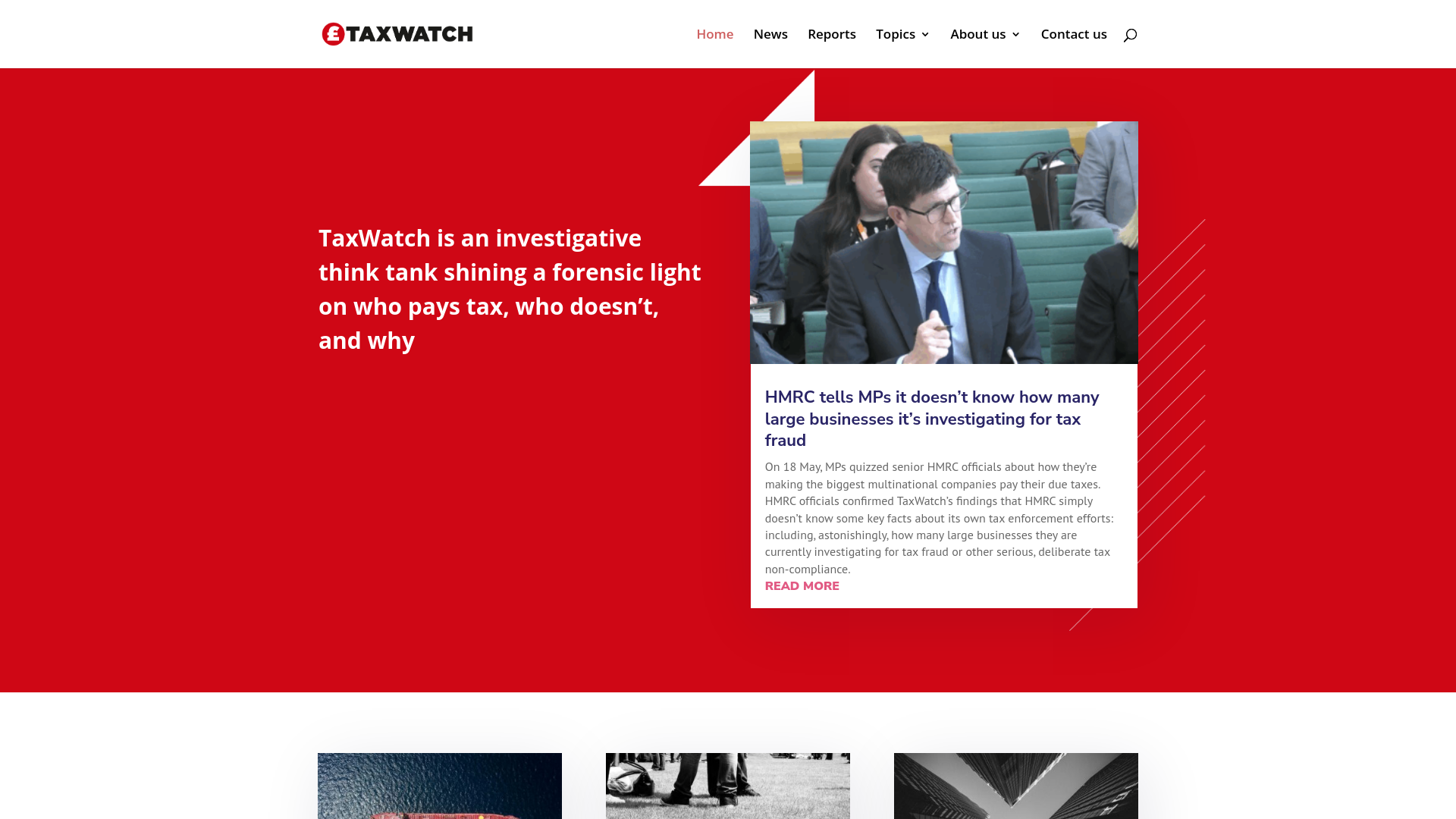 Website screenshot