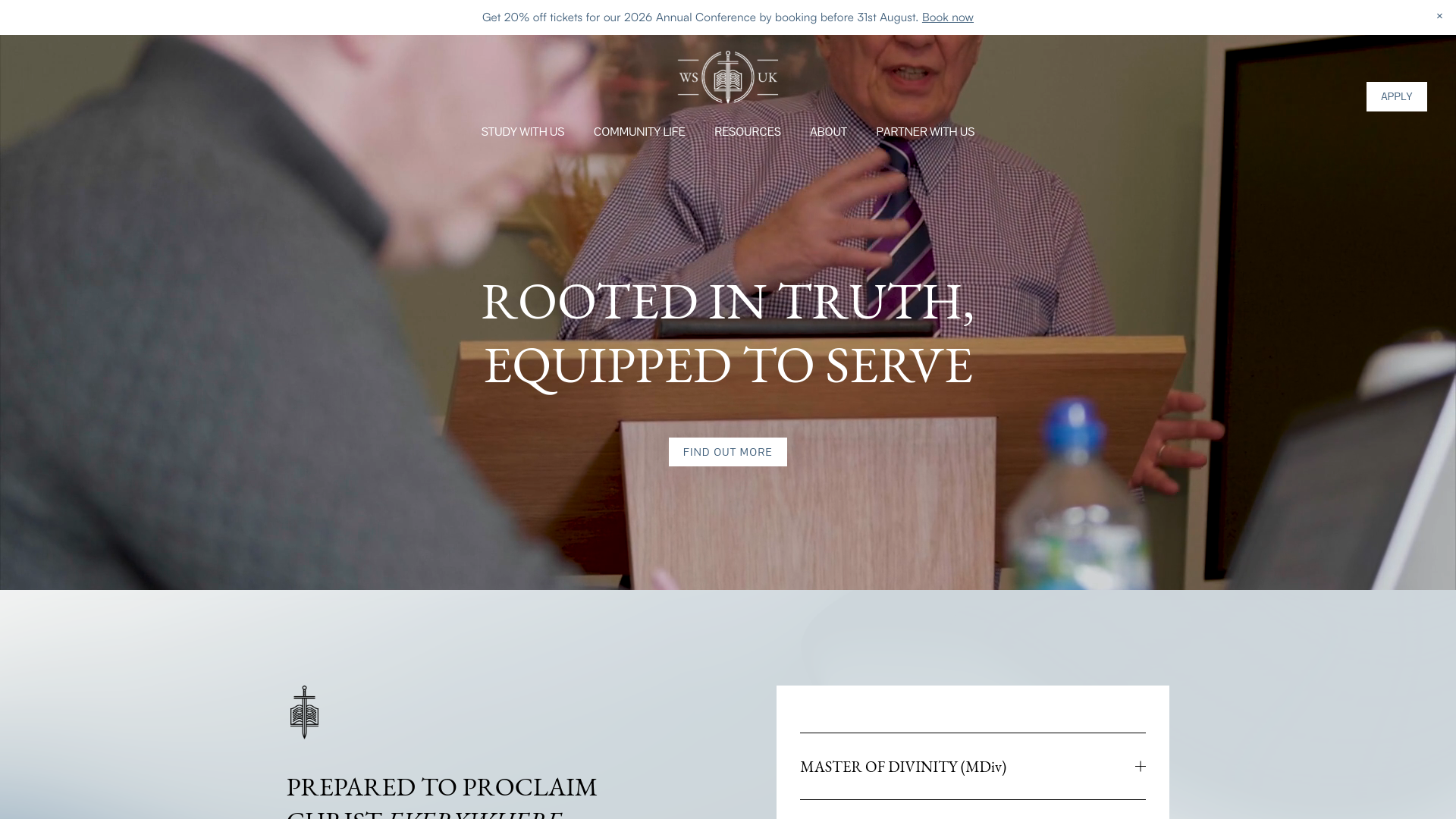 Website screenshot