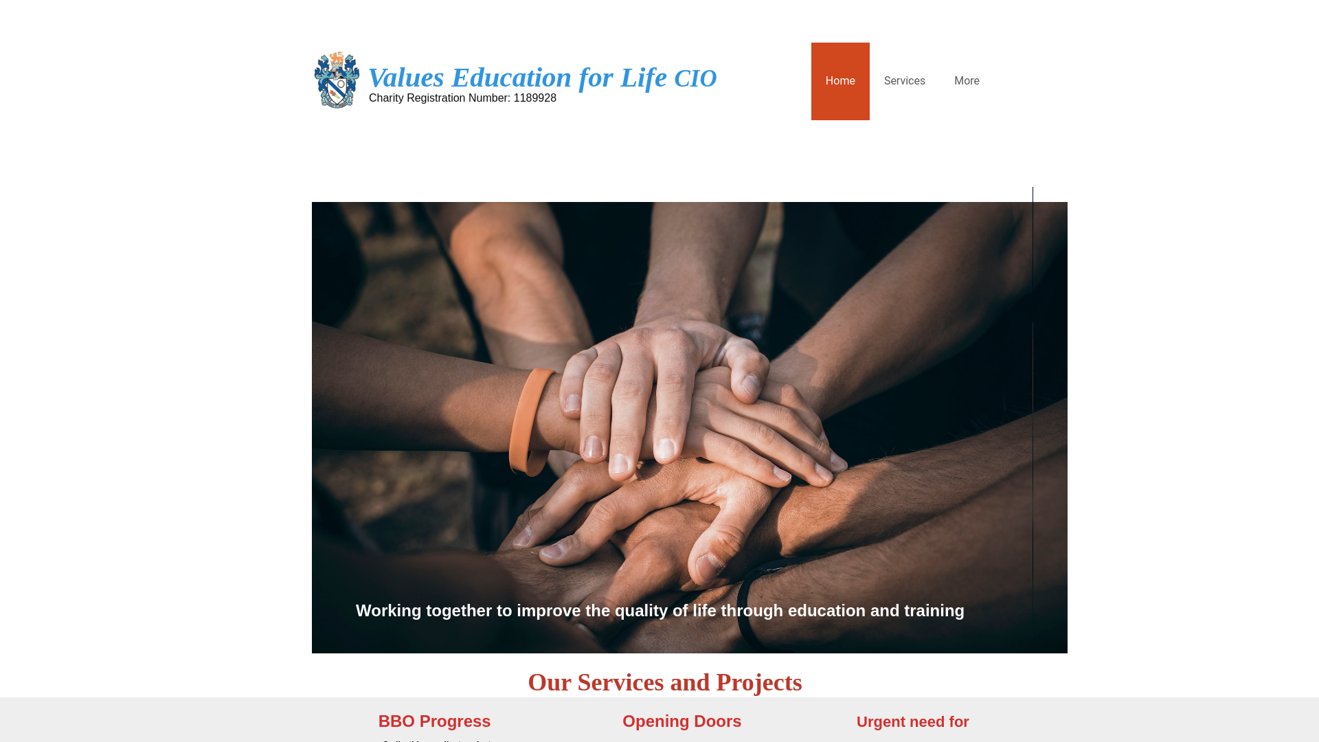 Website screenshot