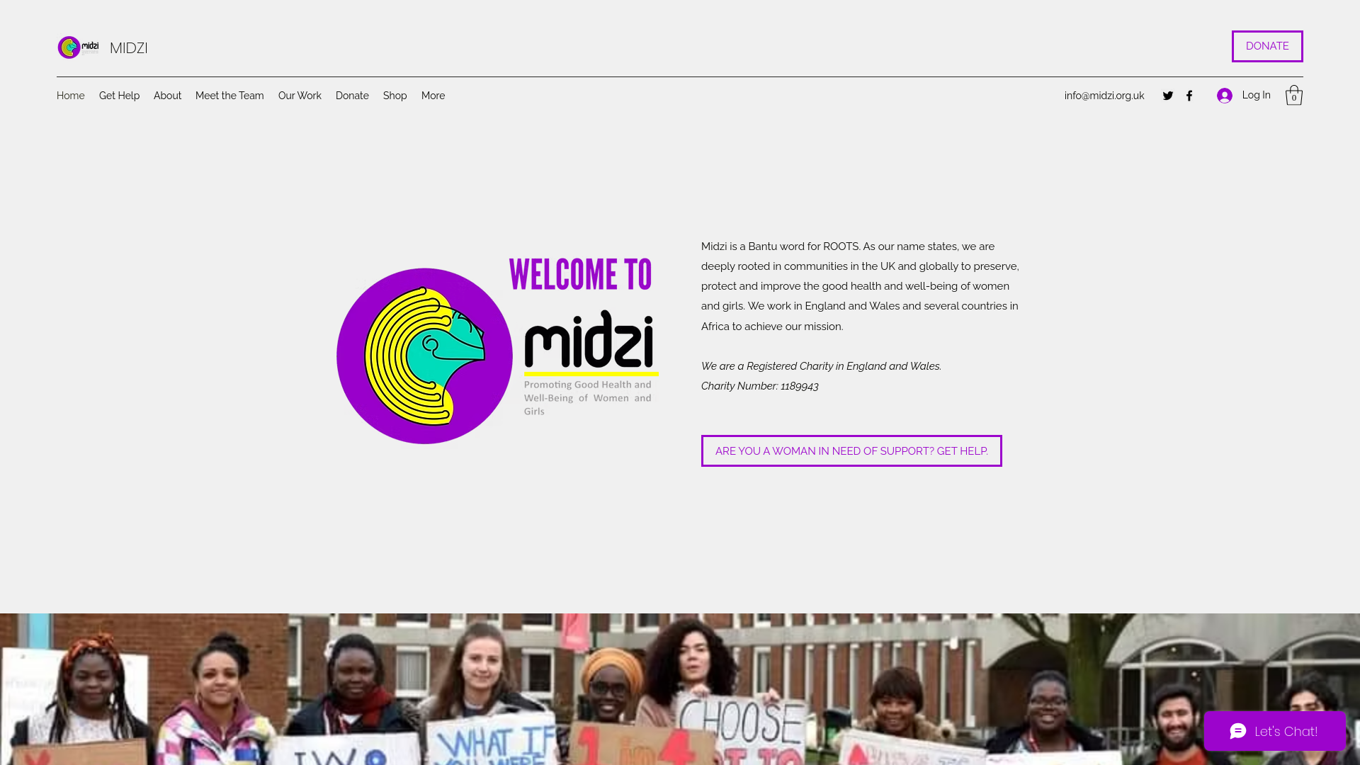 Website screenshot