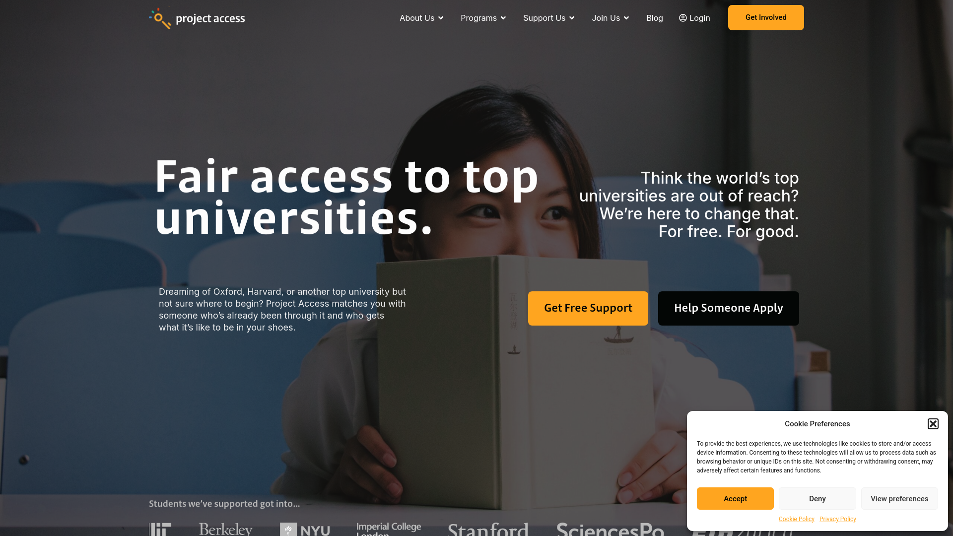 Website screenshot
