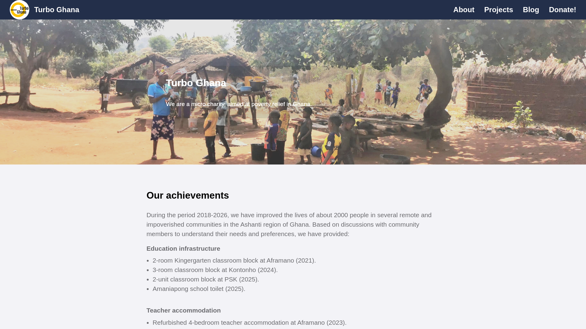 Website screenshot