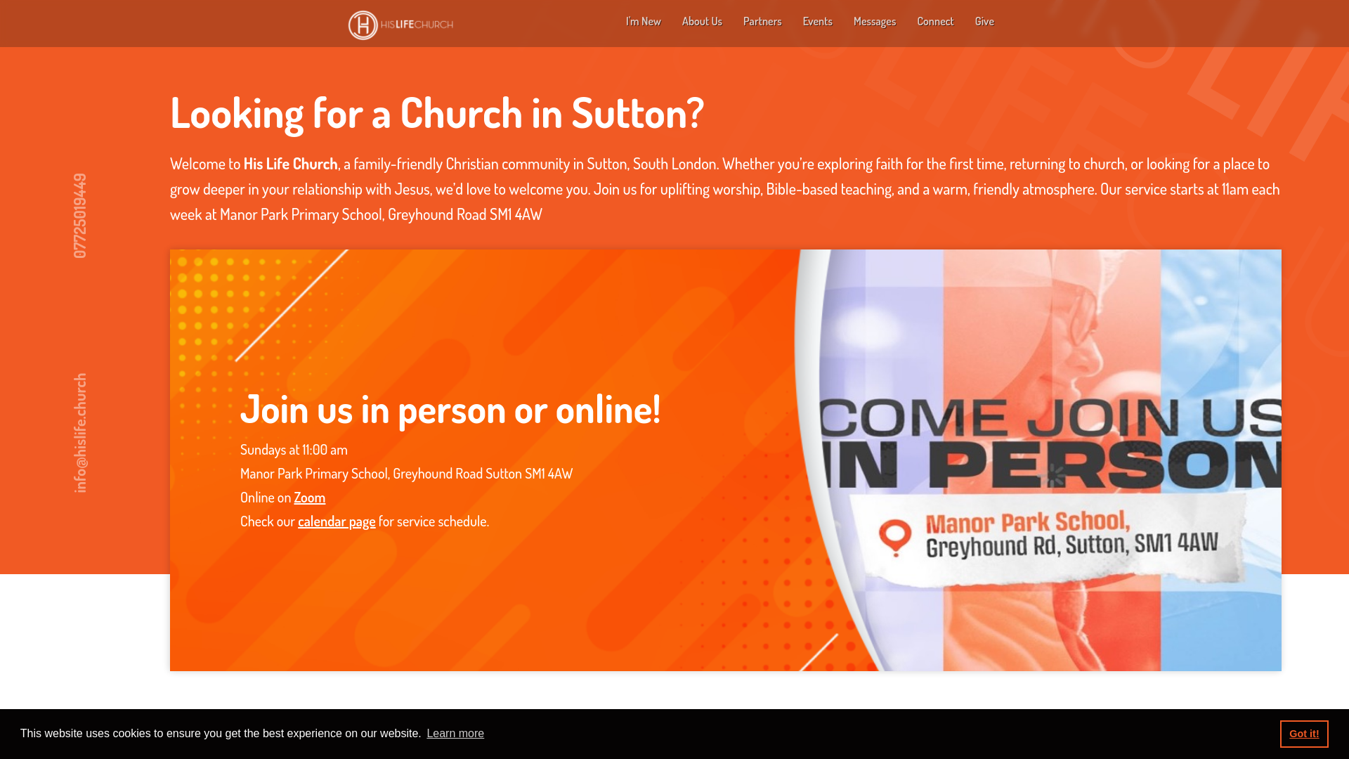 Website screenshot