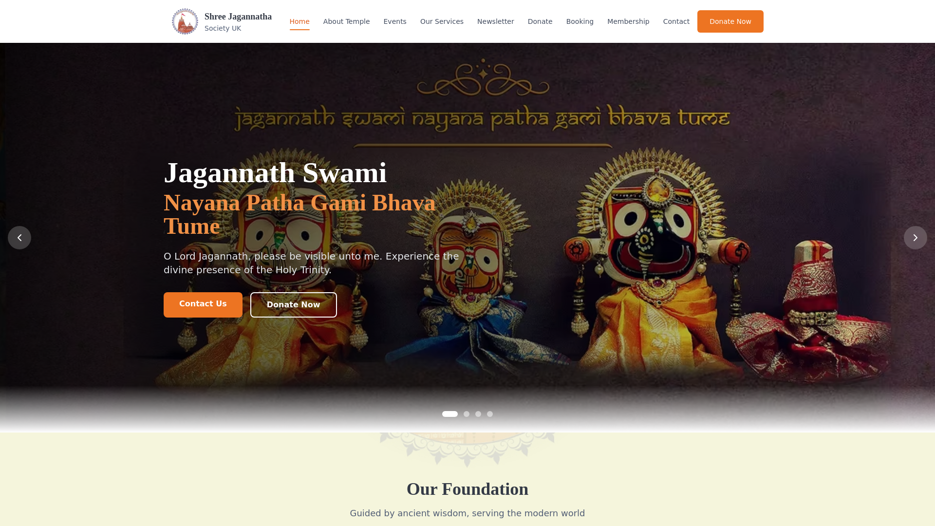 Website screenshot