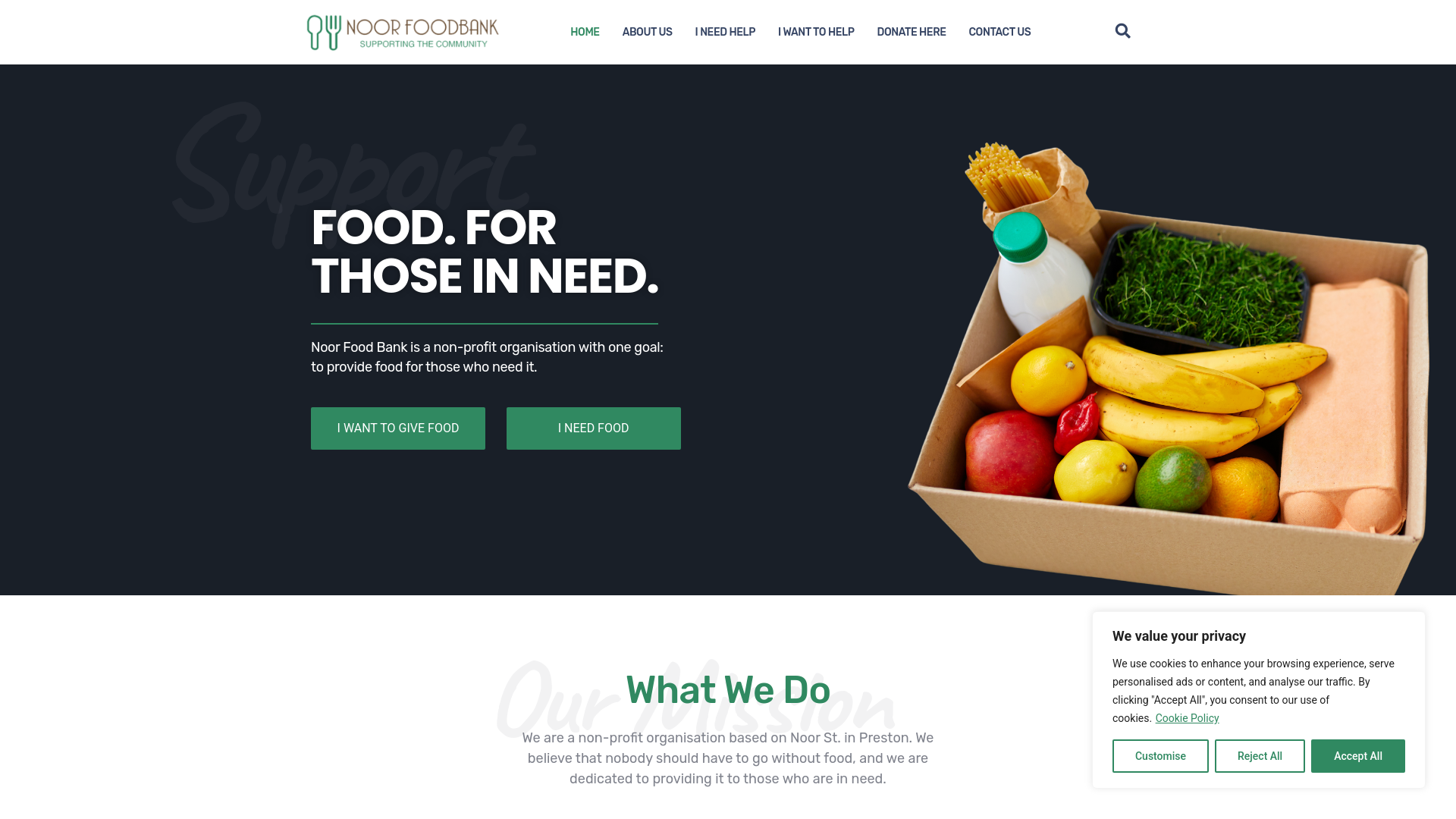 Website screenshot