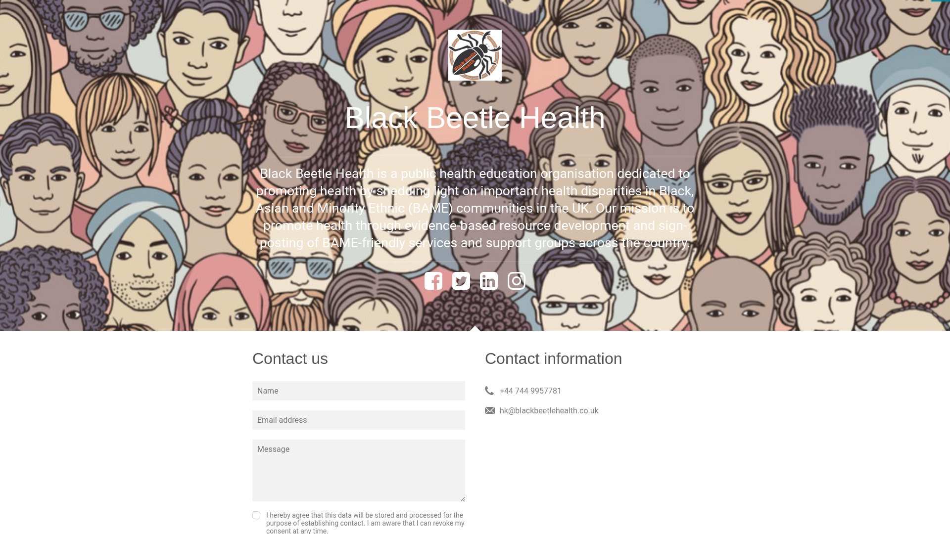 Website screenshot
