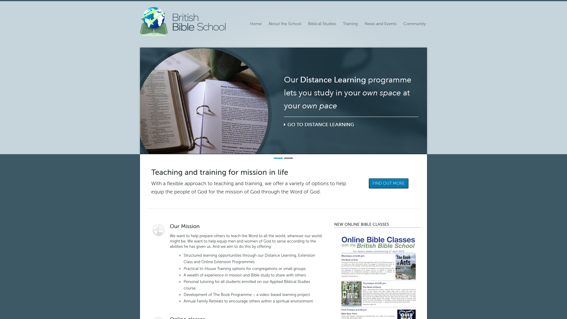 Website screenshot
