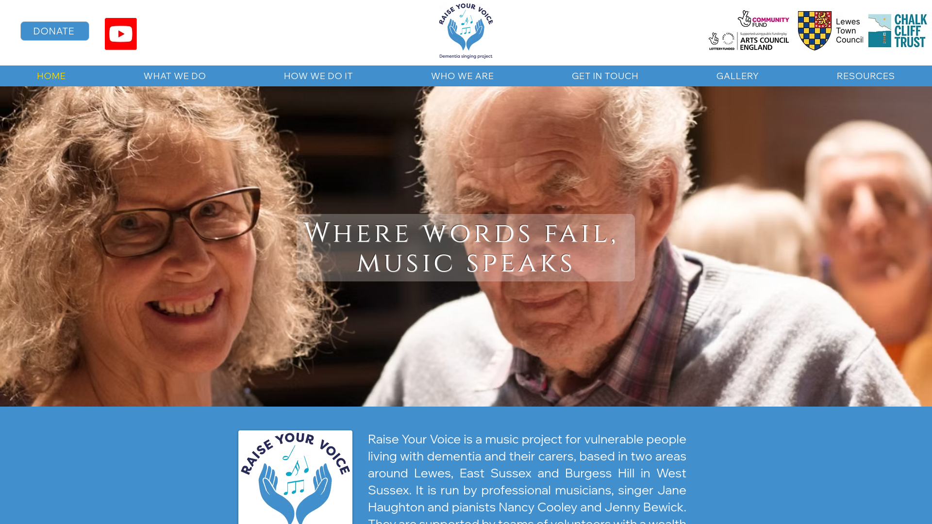 Website screenshot