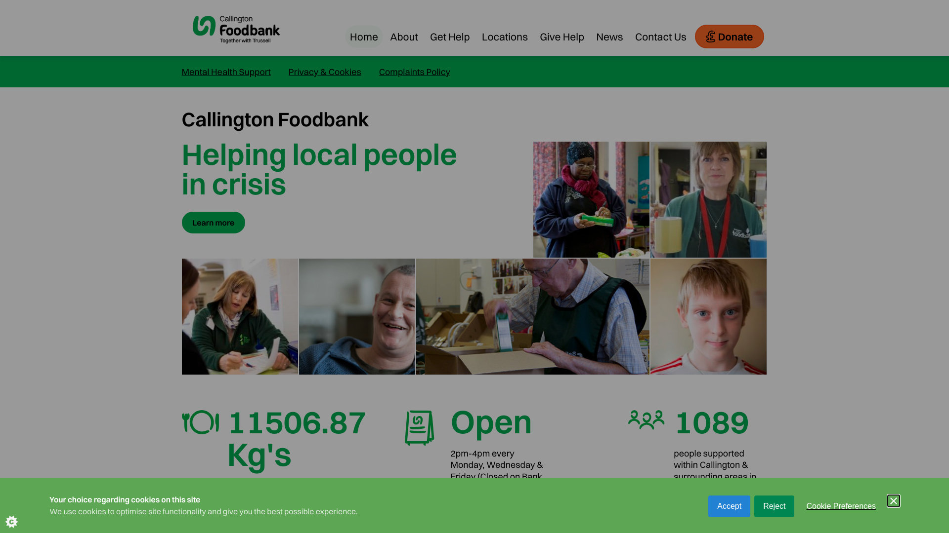 Website screenshot