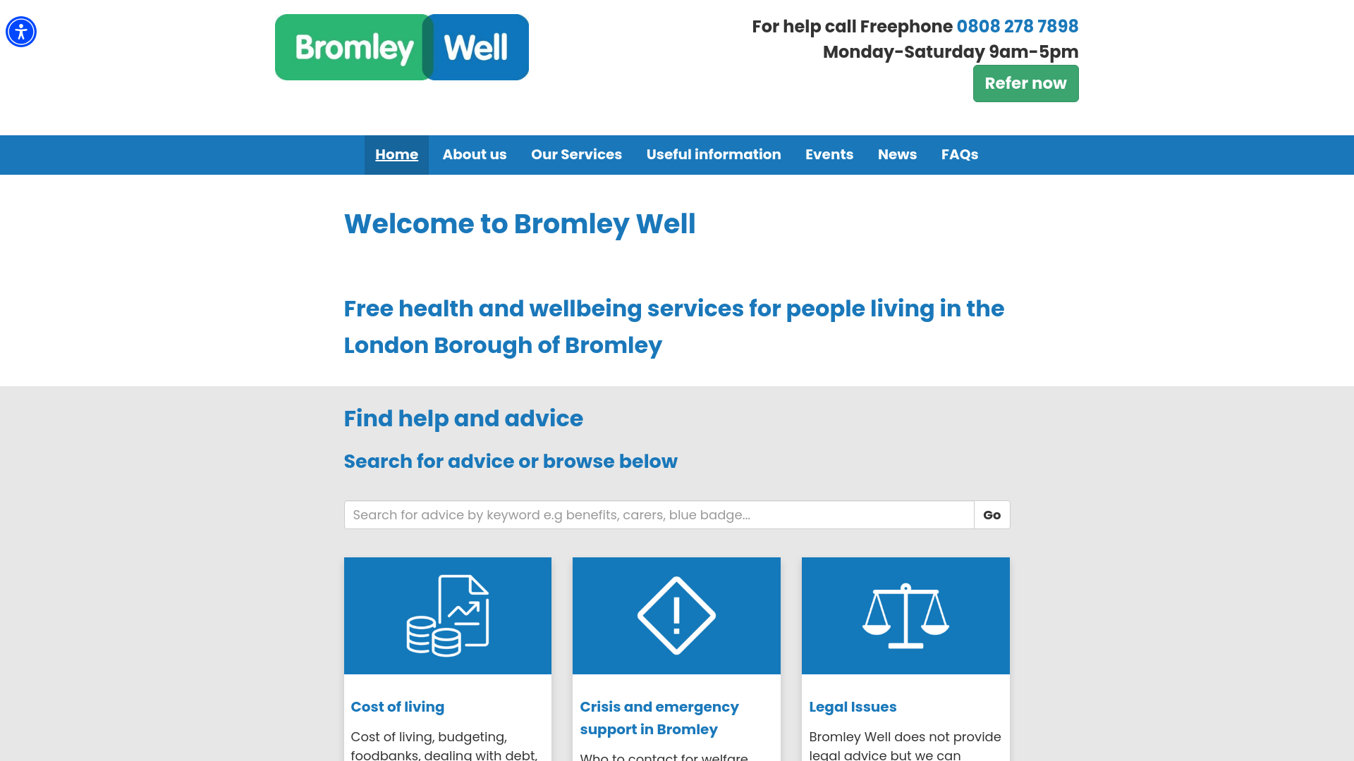 Website screenshot