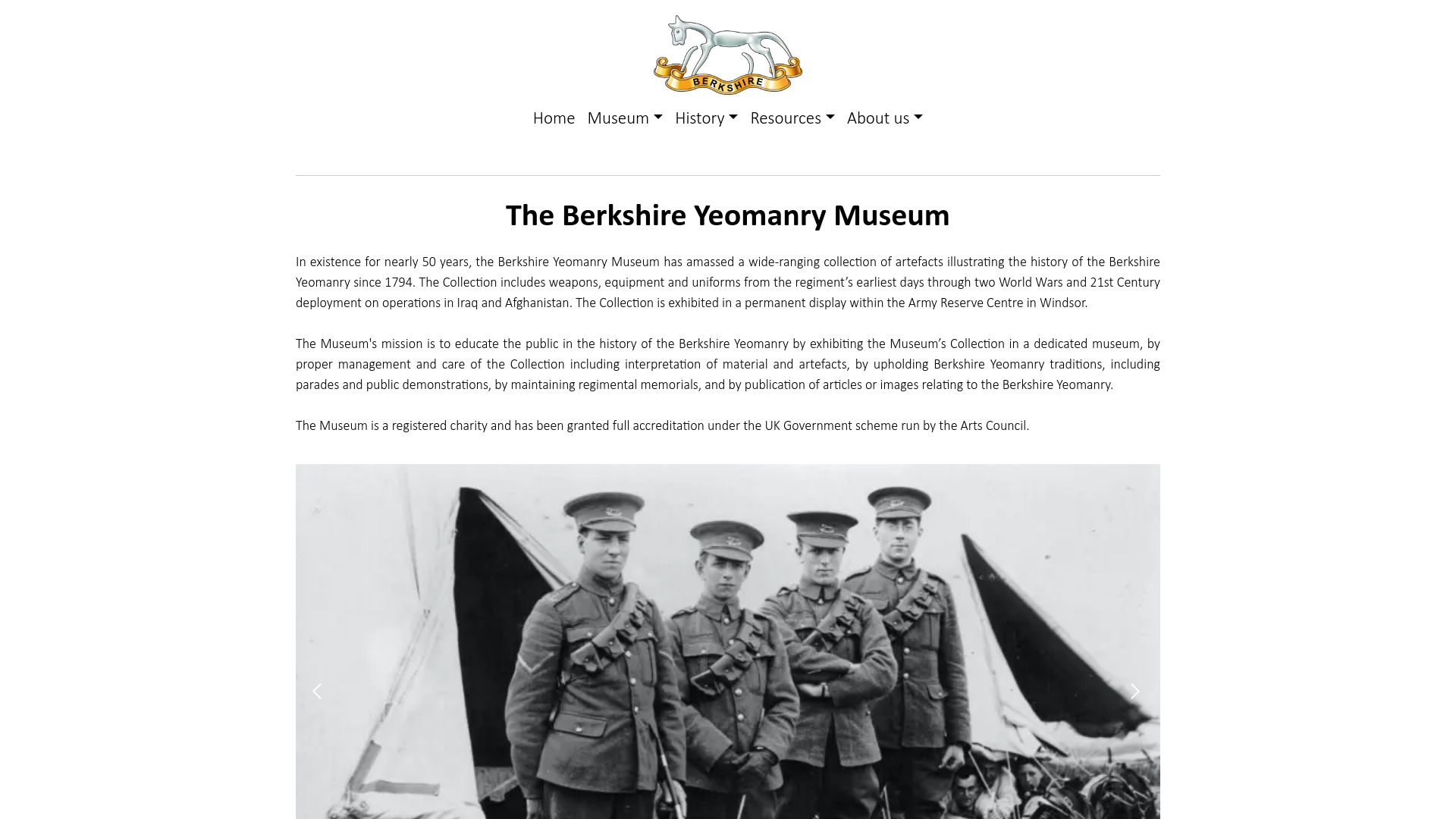 Website screenshot