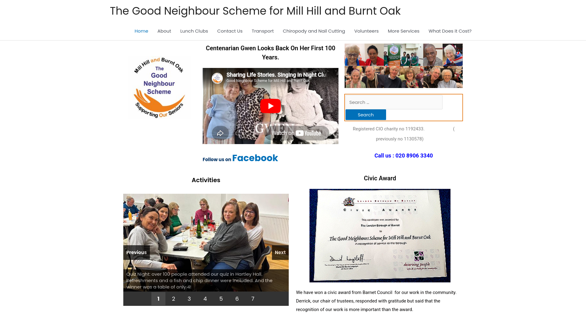 Website screenshot