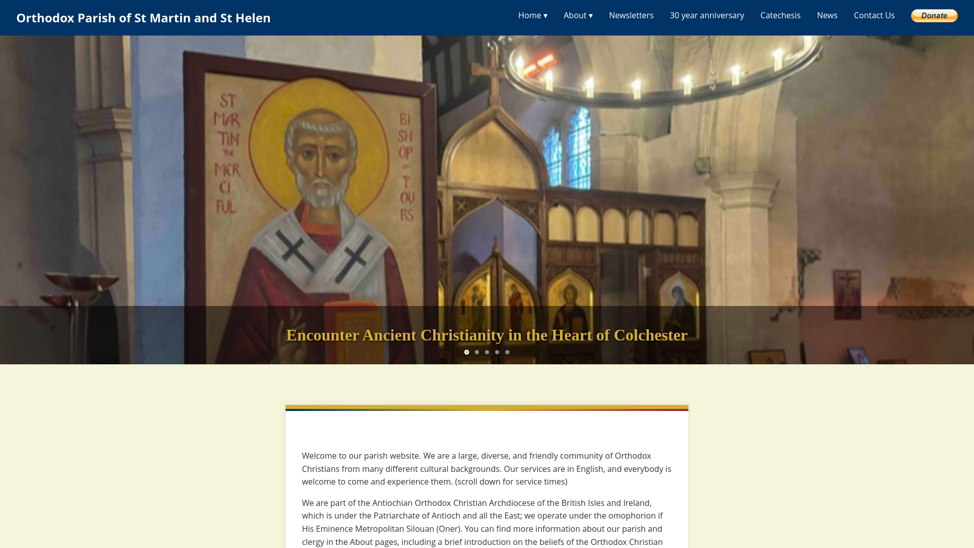 Website screenshot
