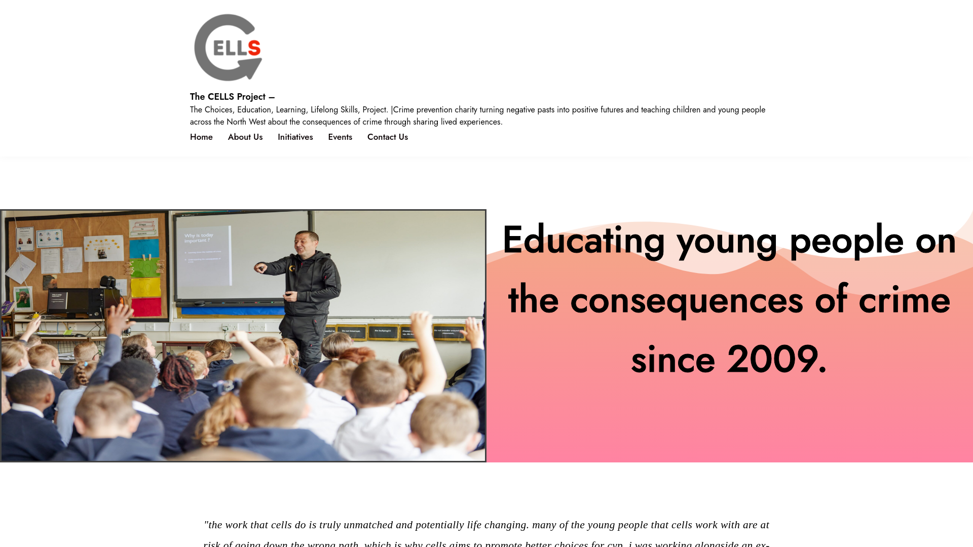 Website screenshot