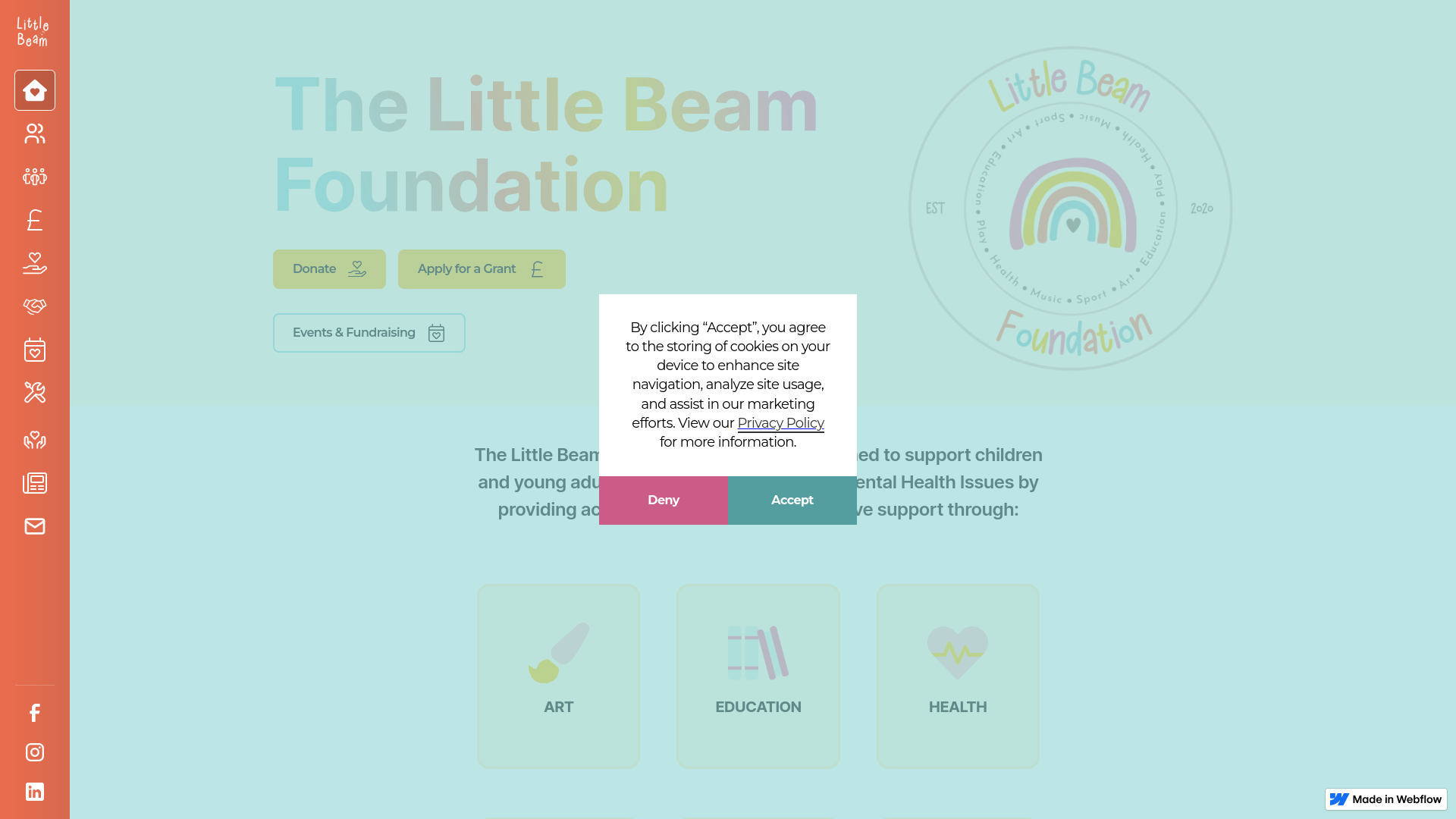 Website screenshot