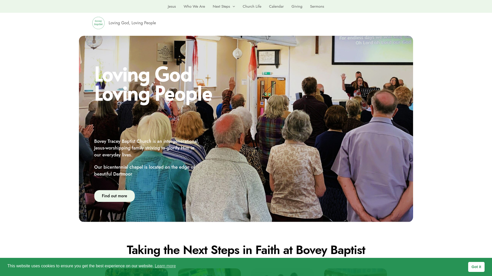 Website screenshot