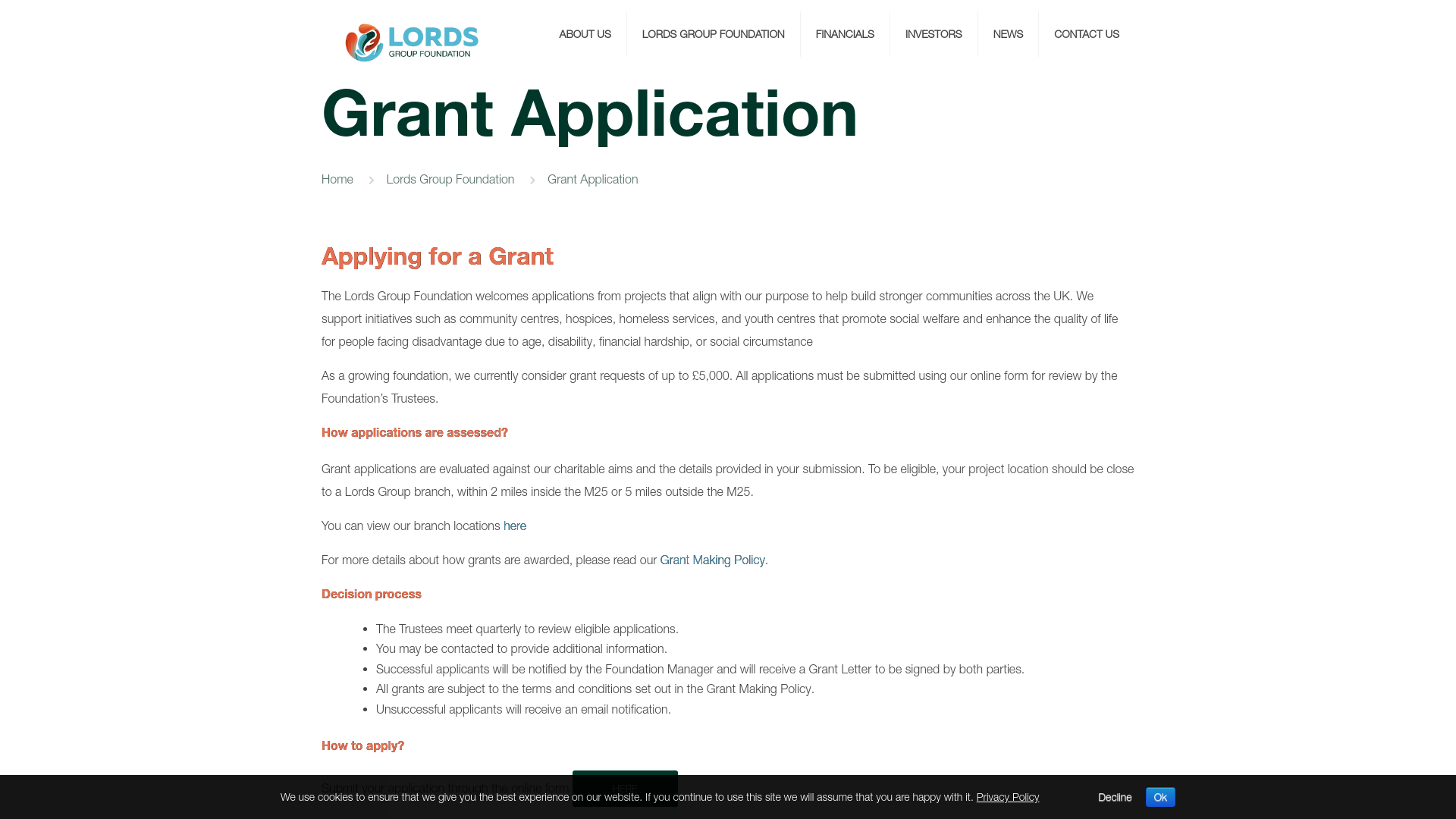 Website screenshot