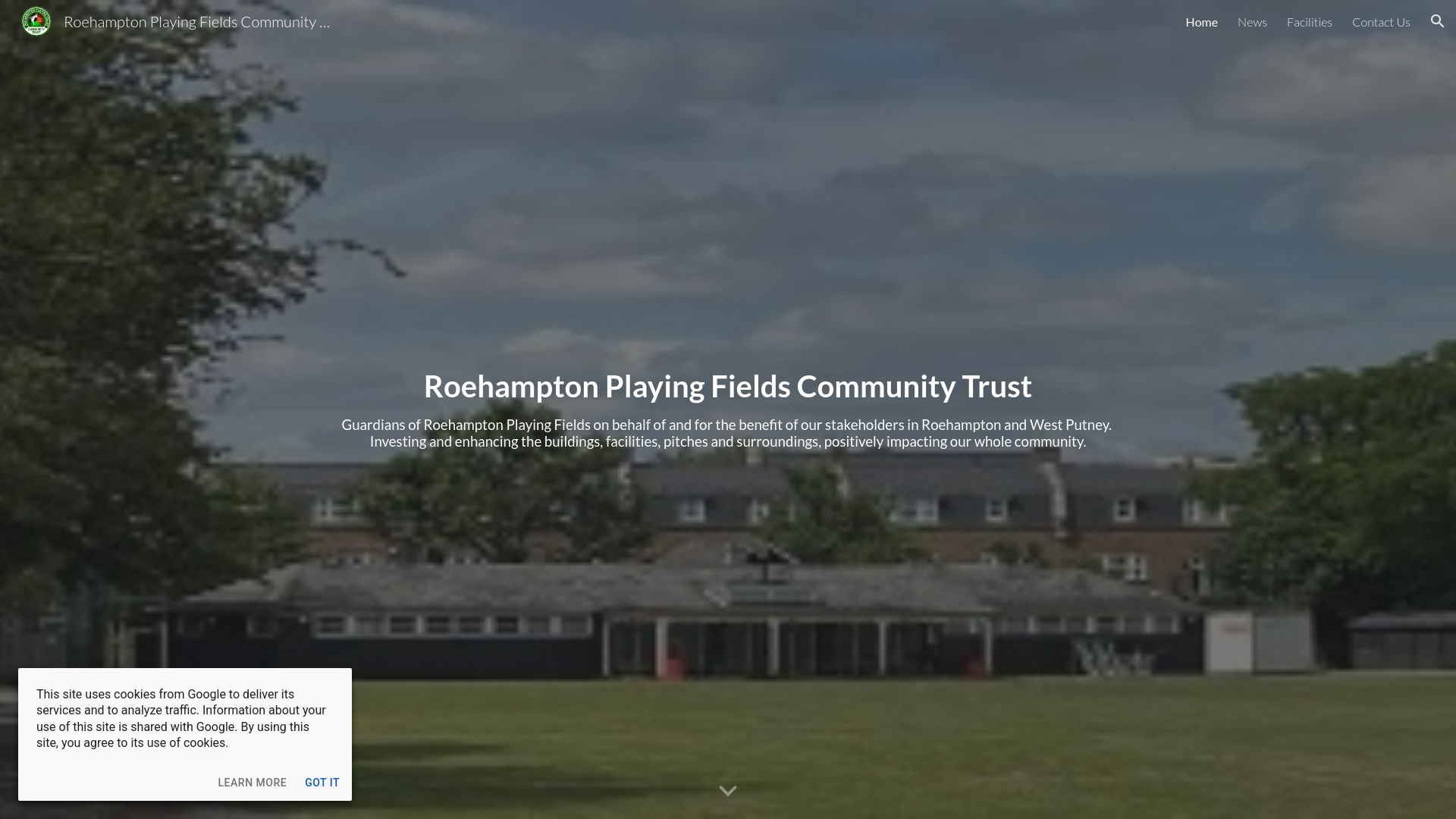 Website screenshot