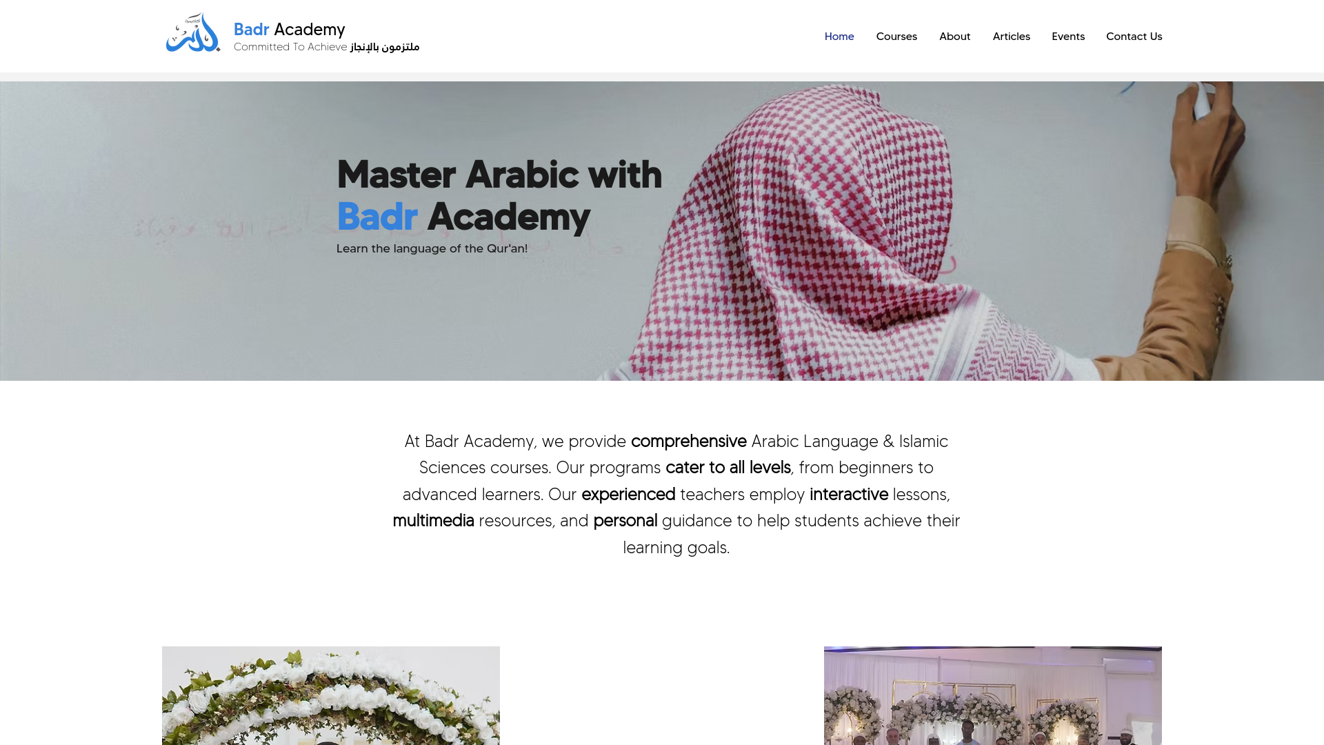 Website screenshot