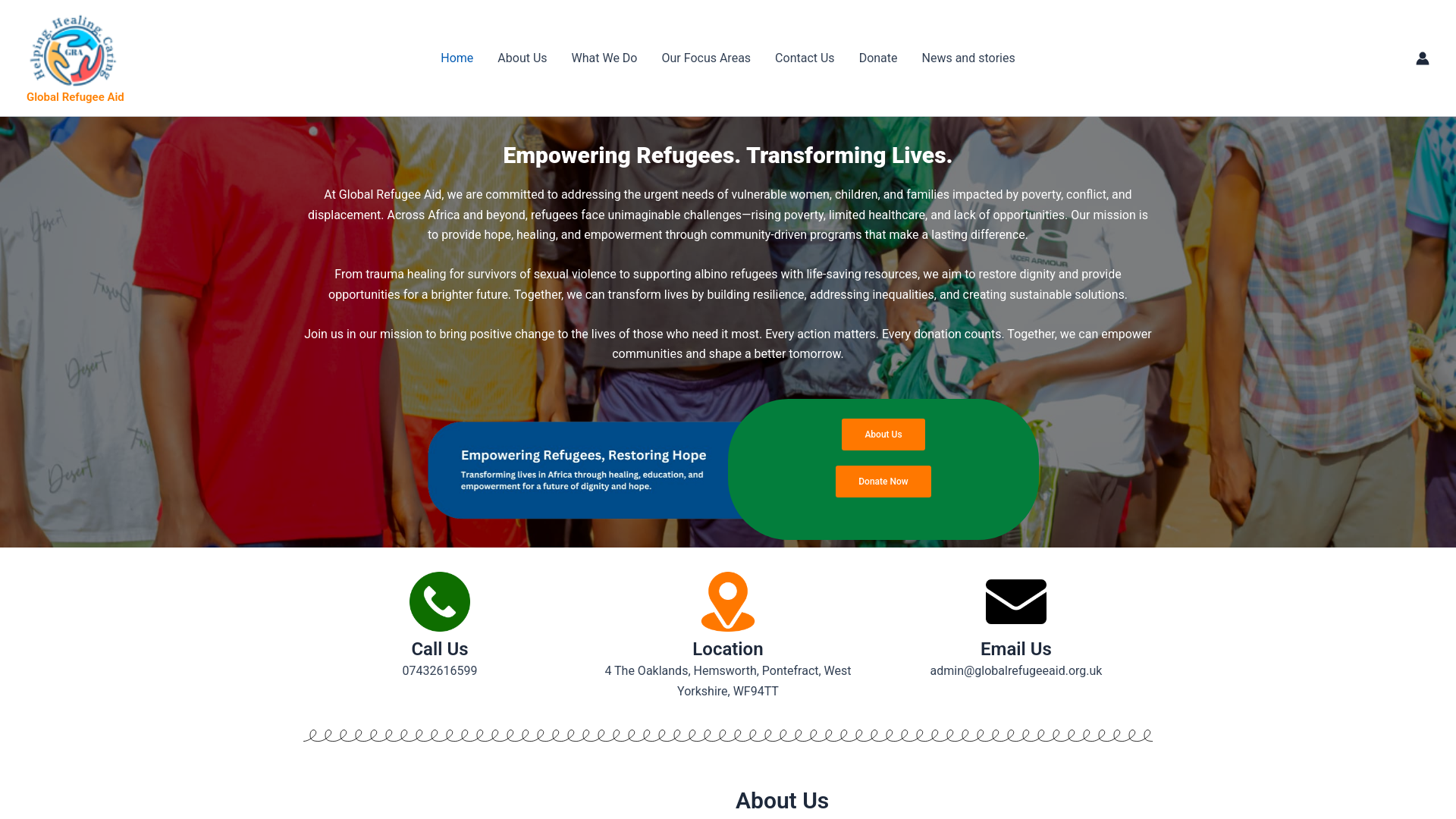 Website screenshot
