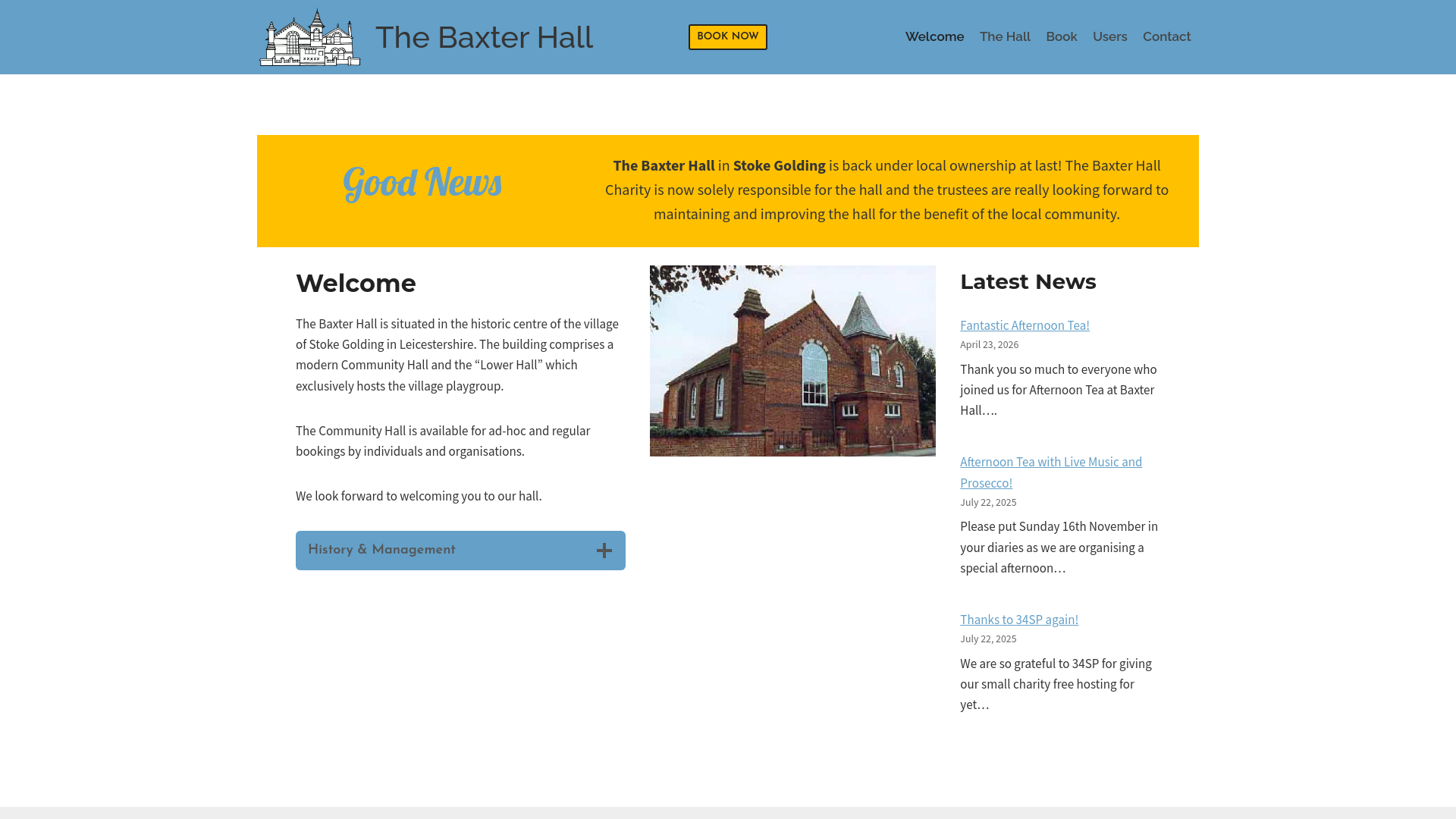 Website screenshot