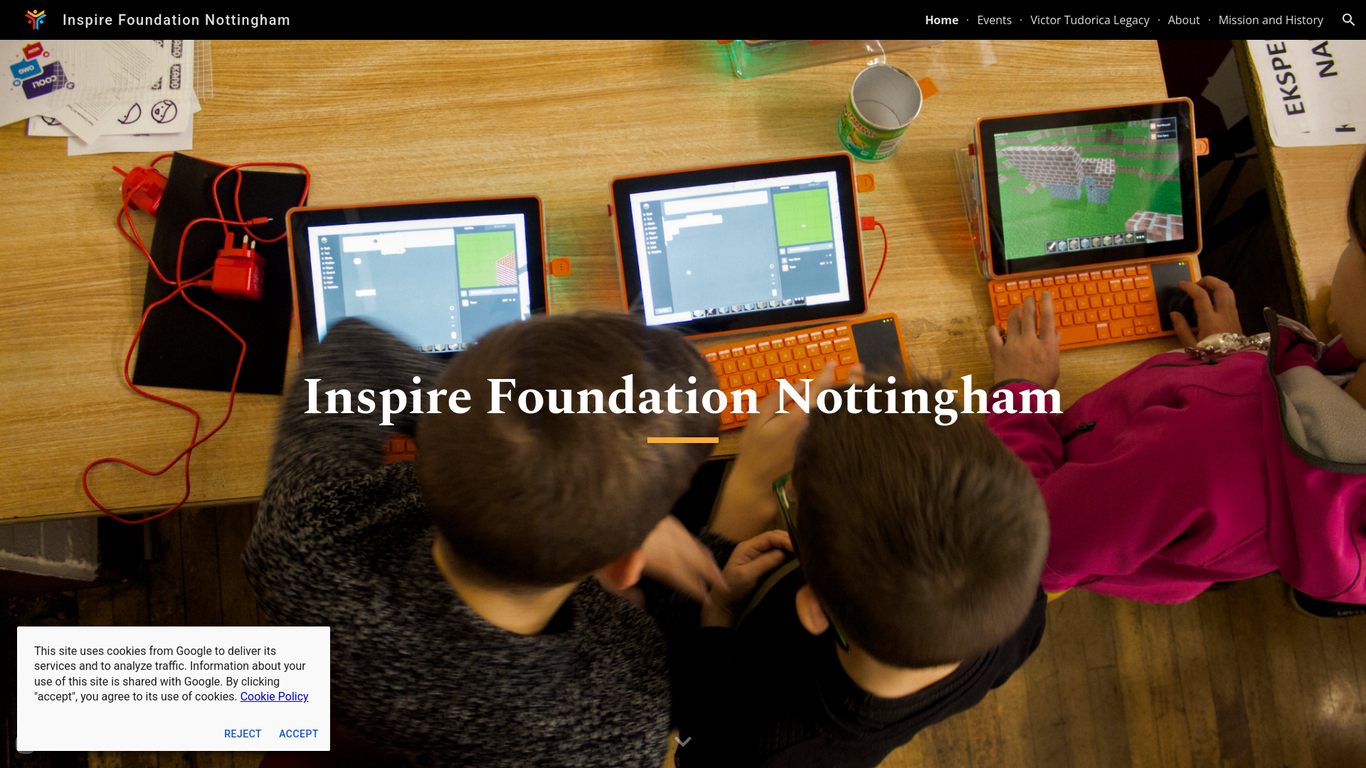 Website screenshot