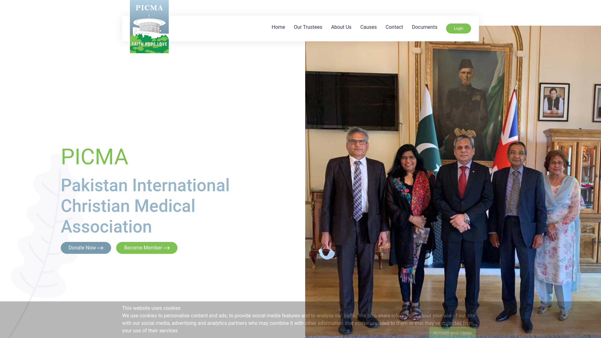 Website screenshot