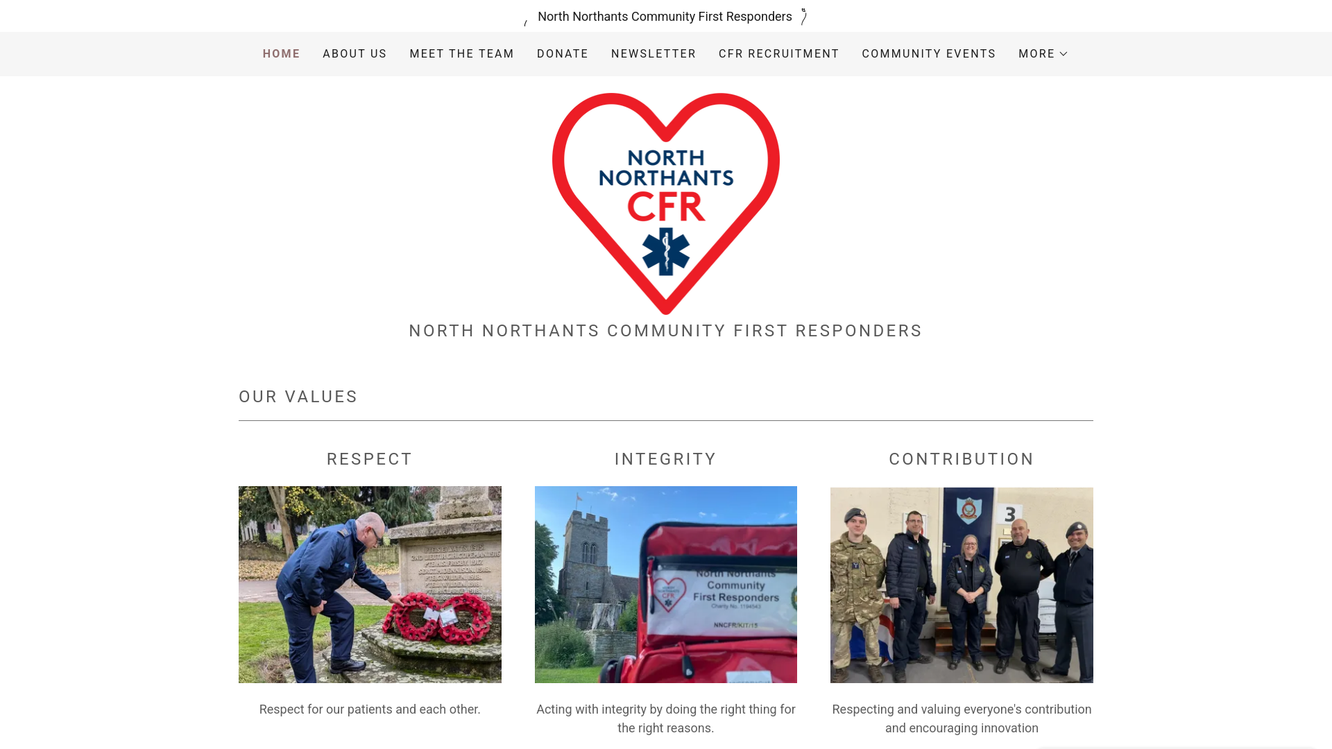 Website screenshot