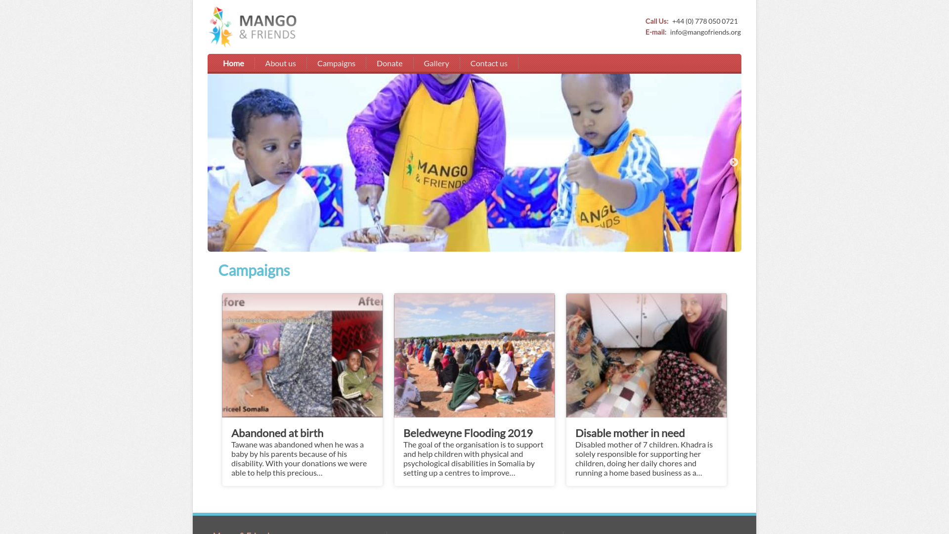 Website screenshot