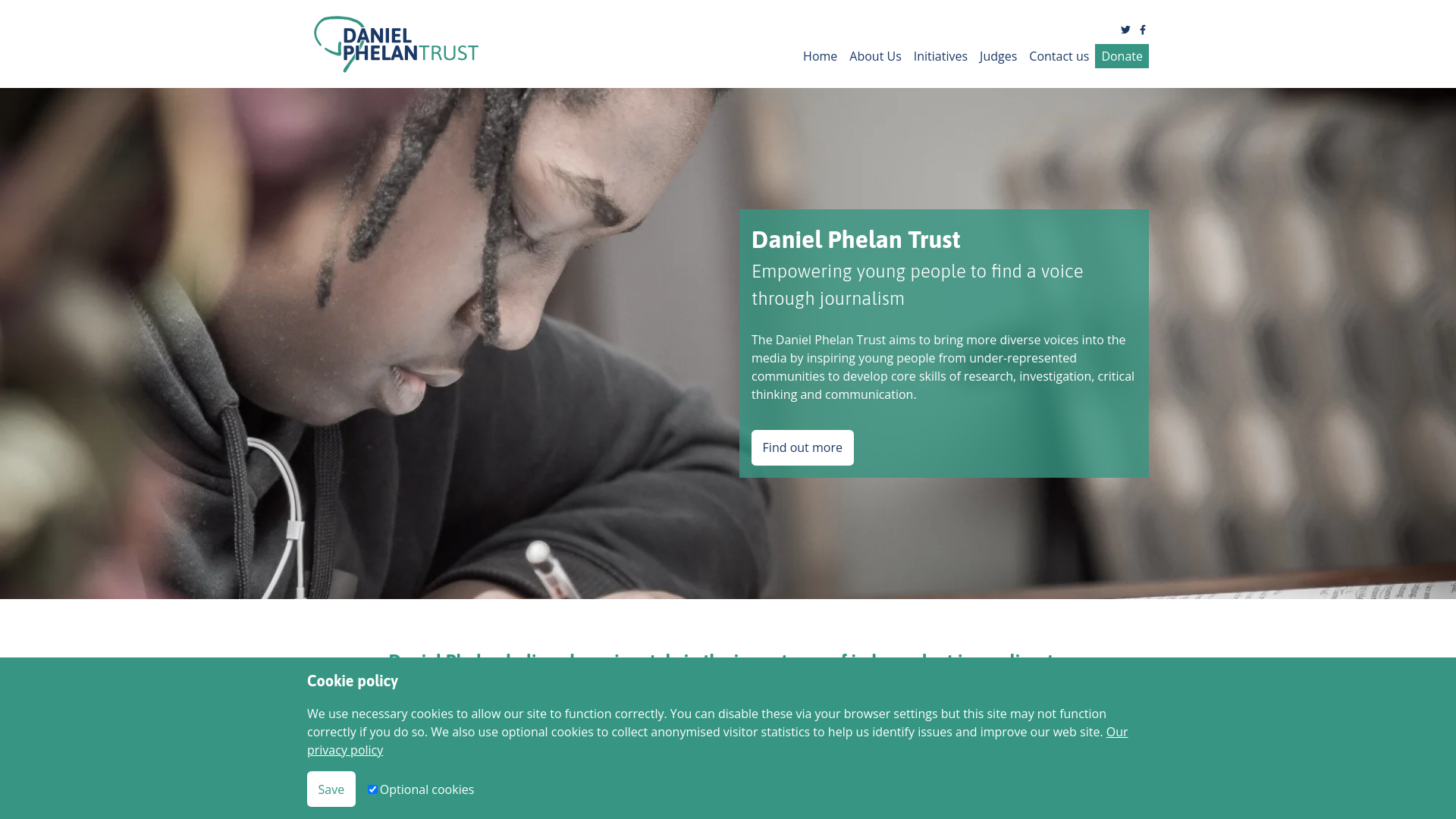 Website screenshot