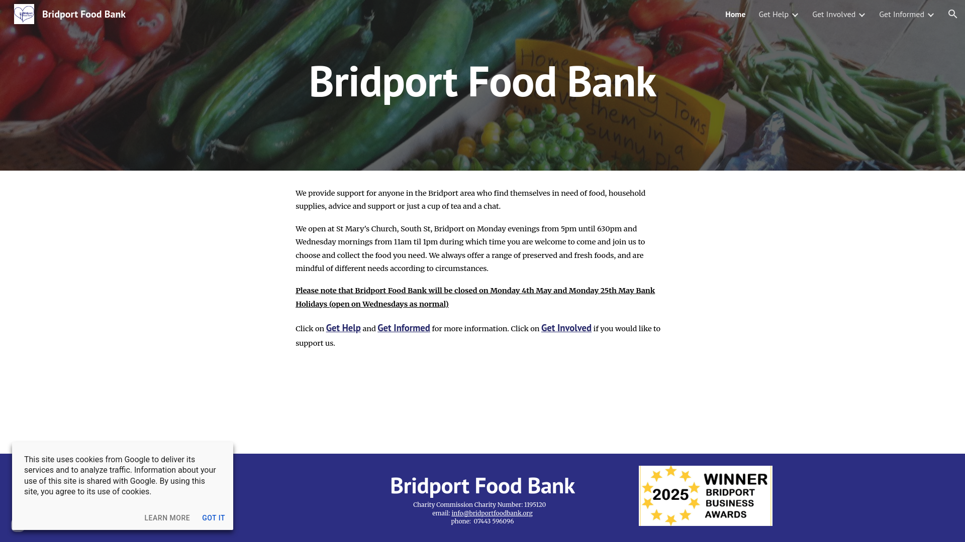 Website screenshot