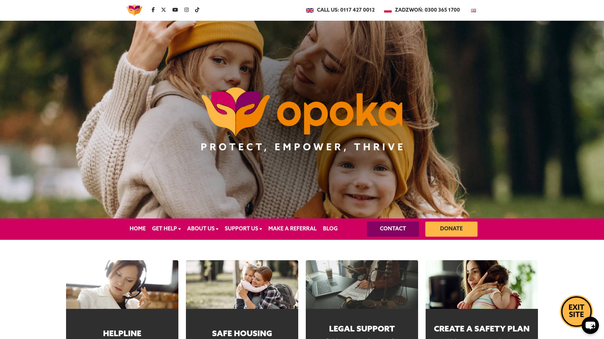 Website screenshot