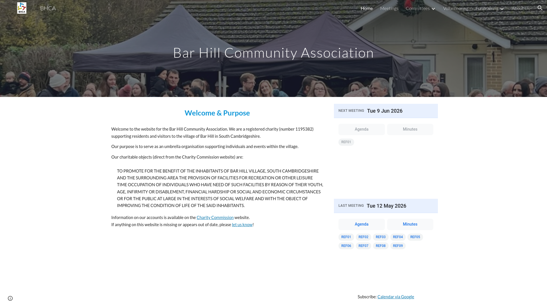 Website screenshot