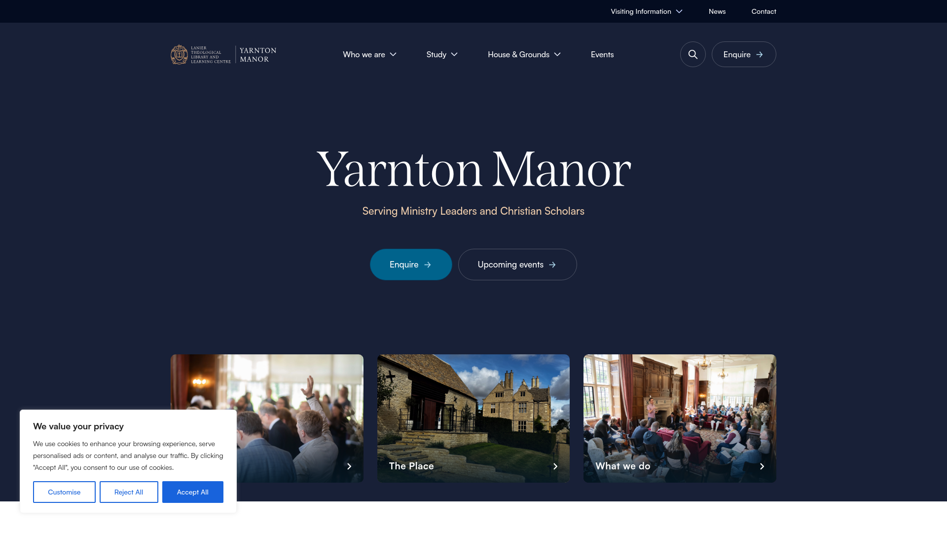 Website screenshot