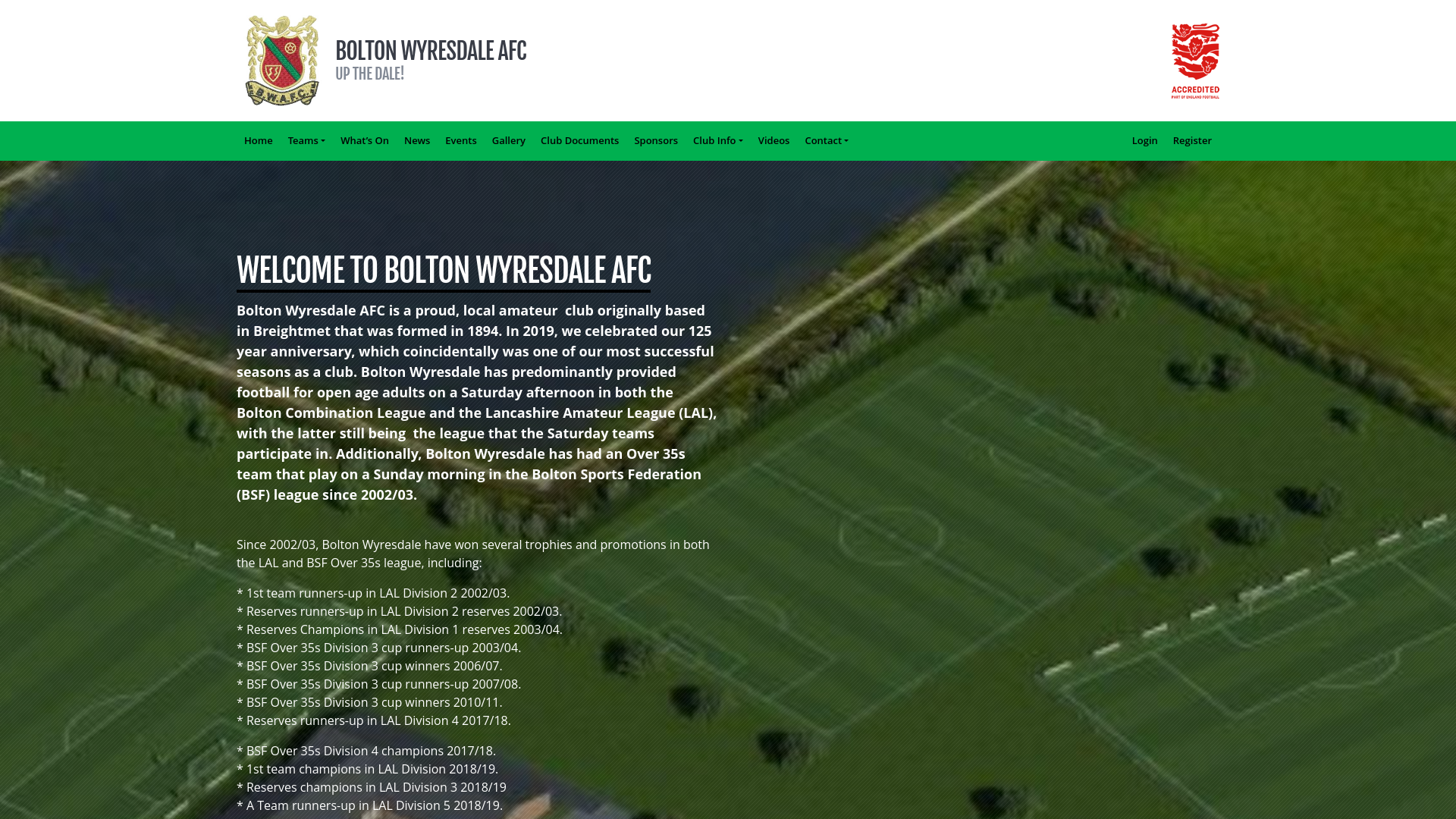 Website screenshot