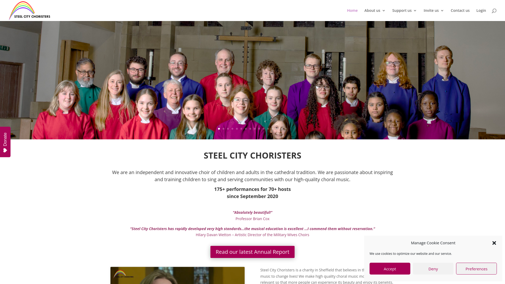 Website screenshot